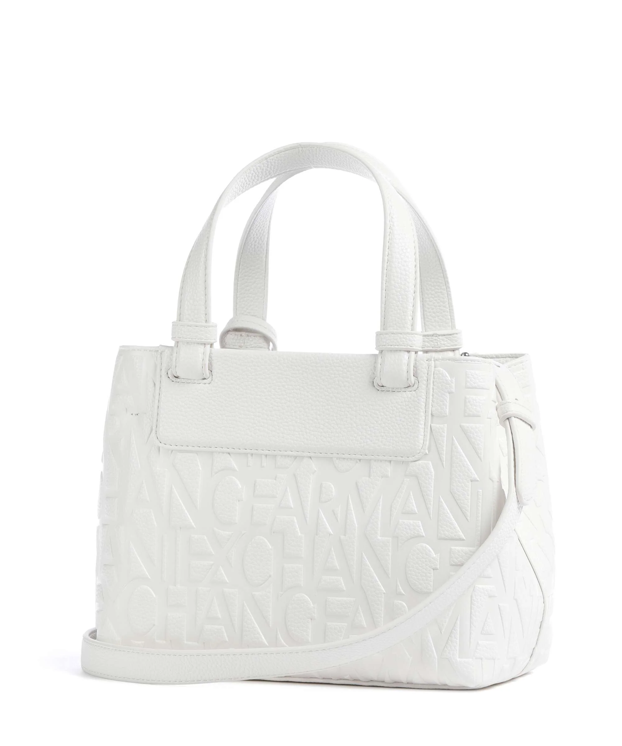 Armani Exchange Liz Monogram S Handtas off white - Image 2