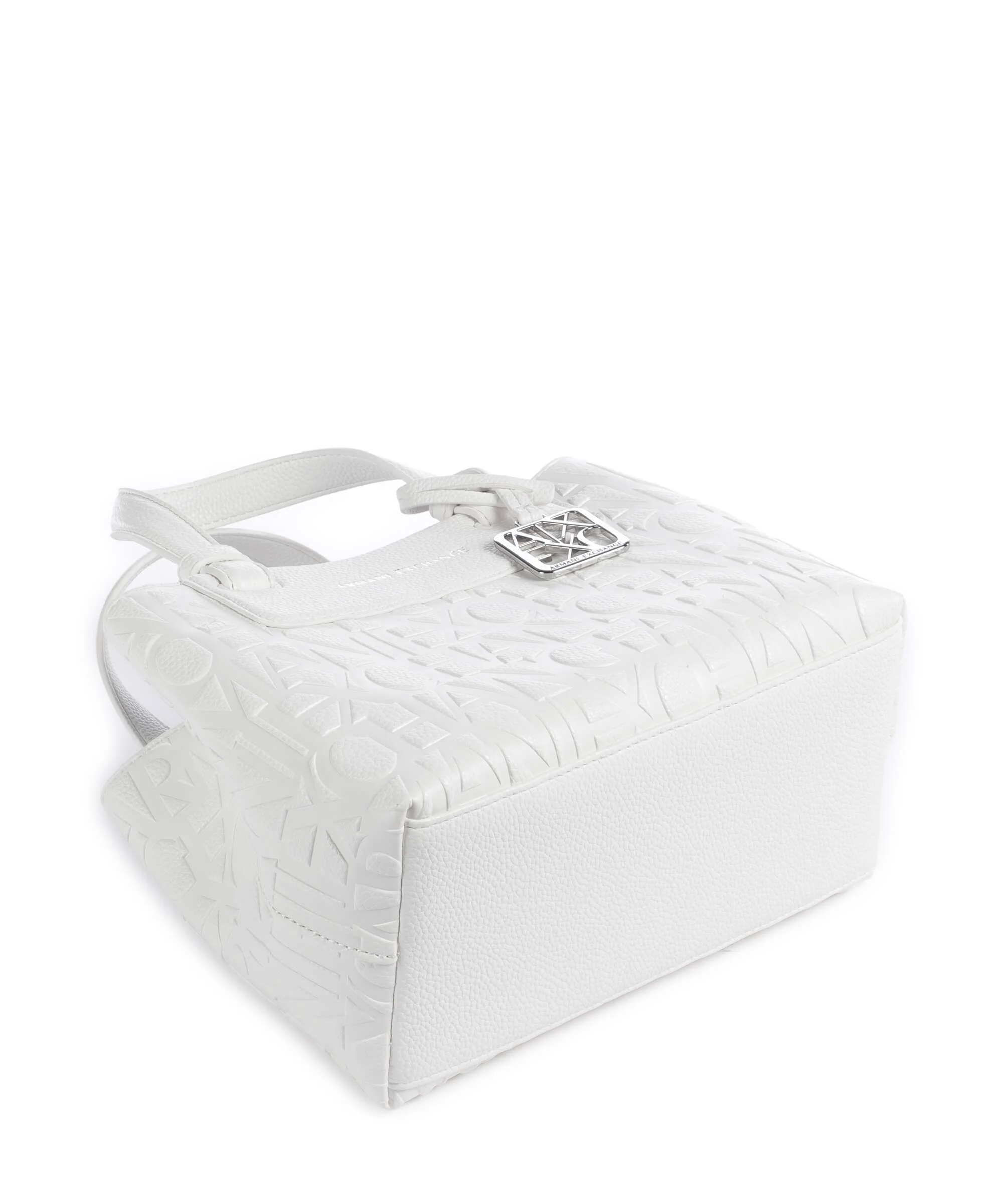 Armani Exchange Liz Monogram S Handtas off white - Image 4