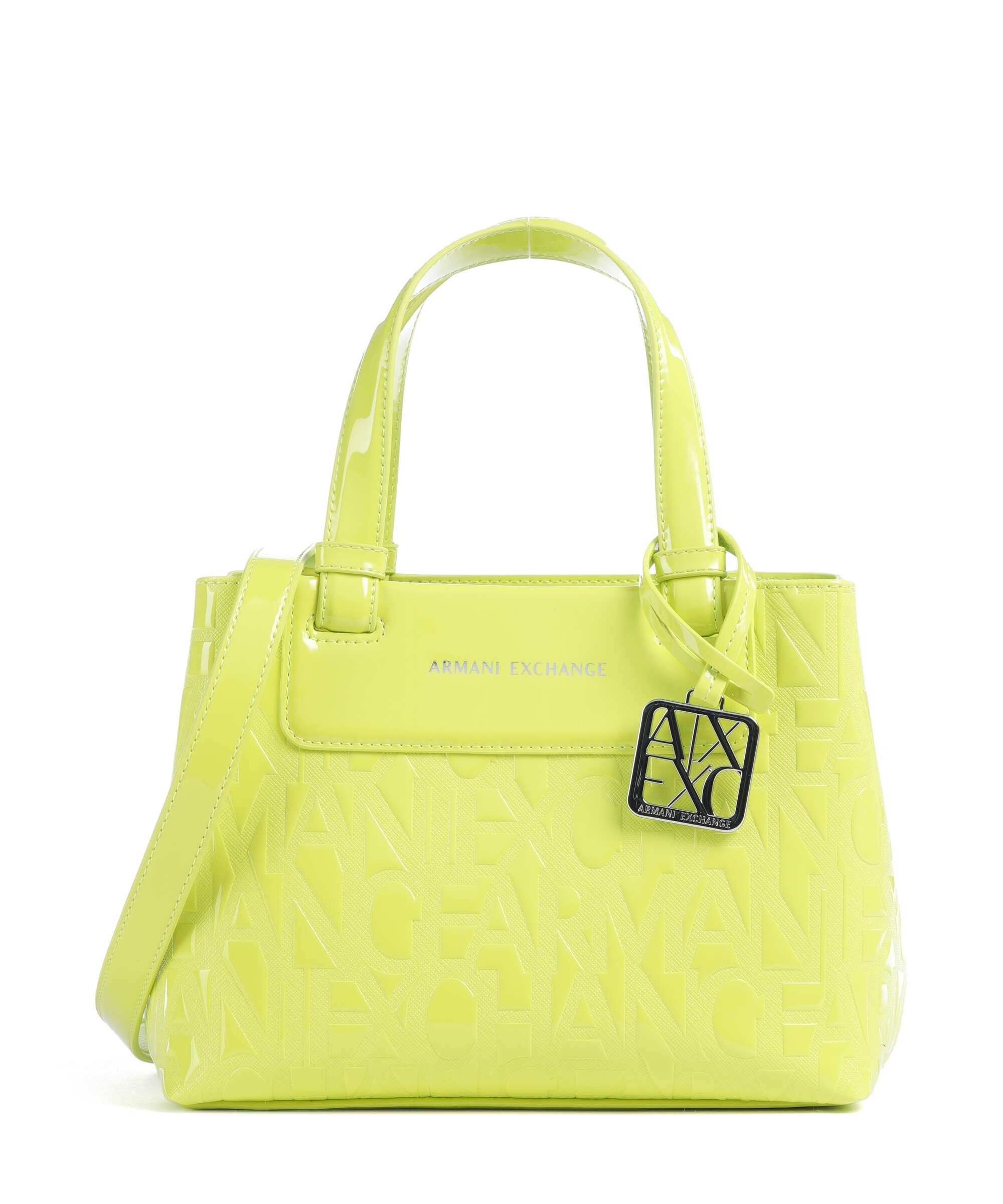 Armani Exchange Liz Patent S Handtas crystal citrus