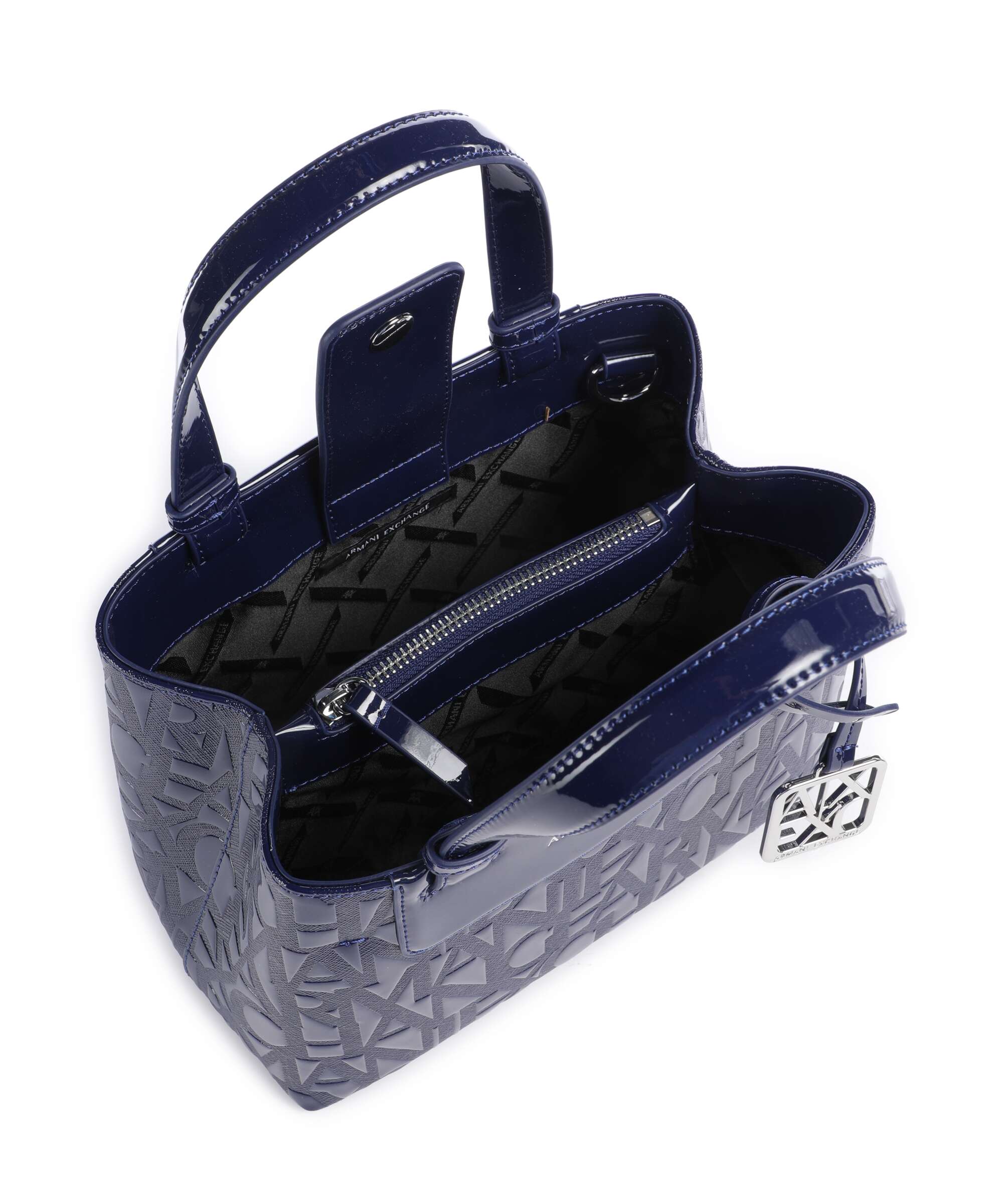 Armani Exchange Liz Patent S Handtas abyss - Image 6