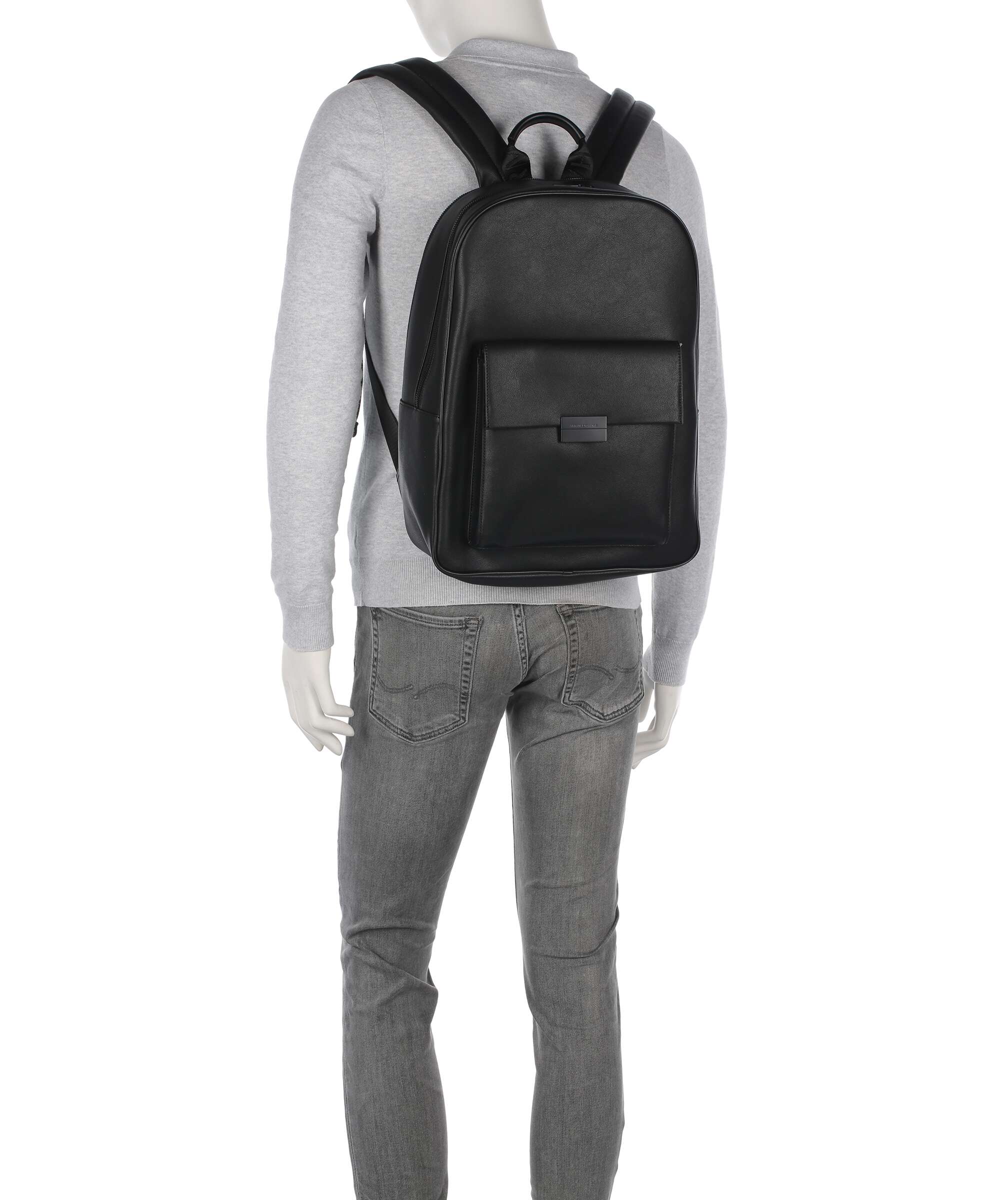 Armani Exchange Night Lab Rugzak black - Image 3