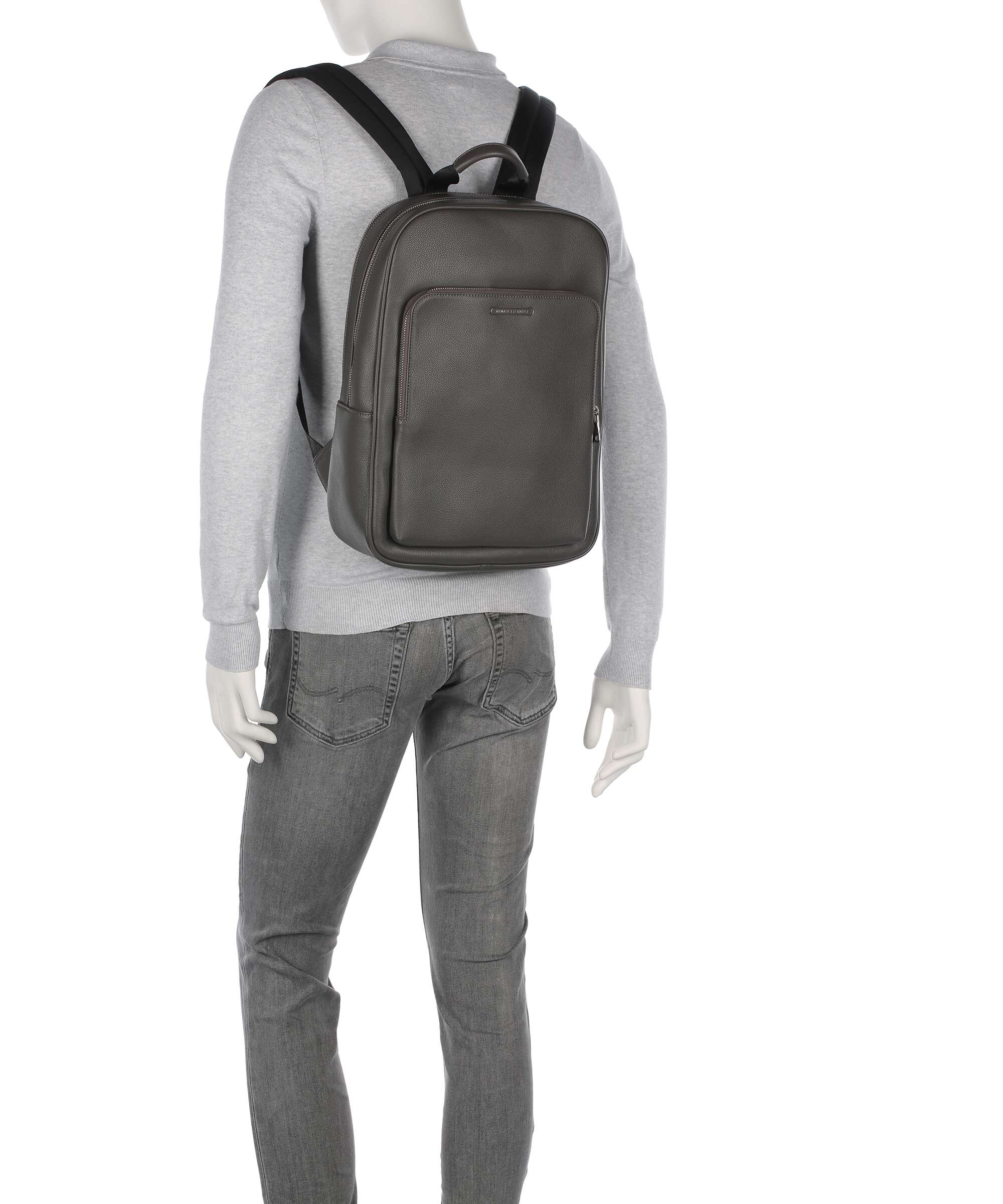 Armani Exchange Okinawa Rugzak dark gull gray - Image 3