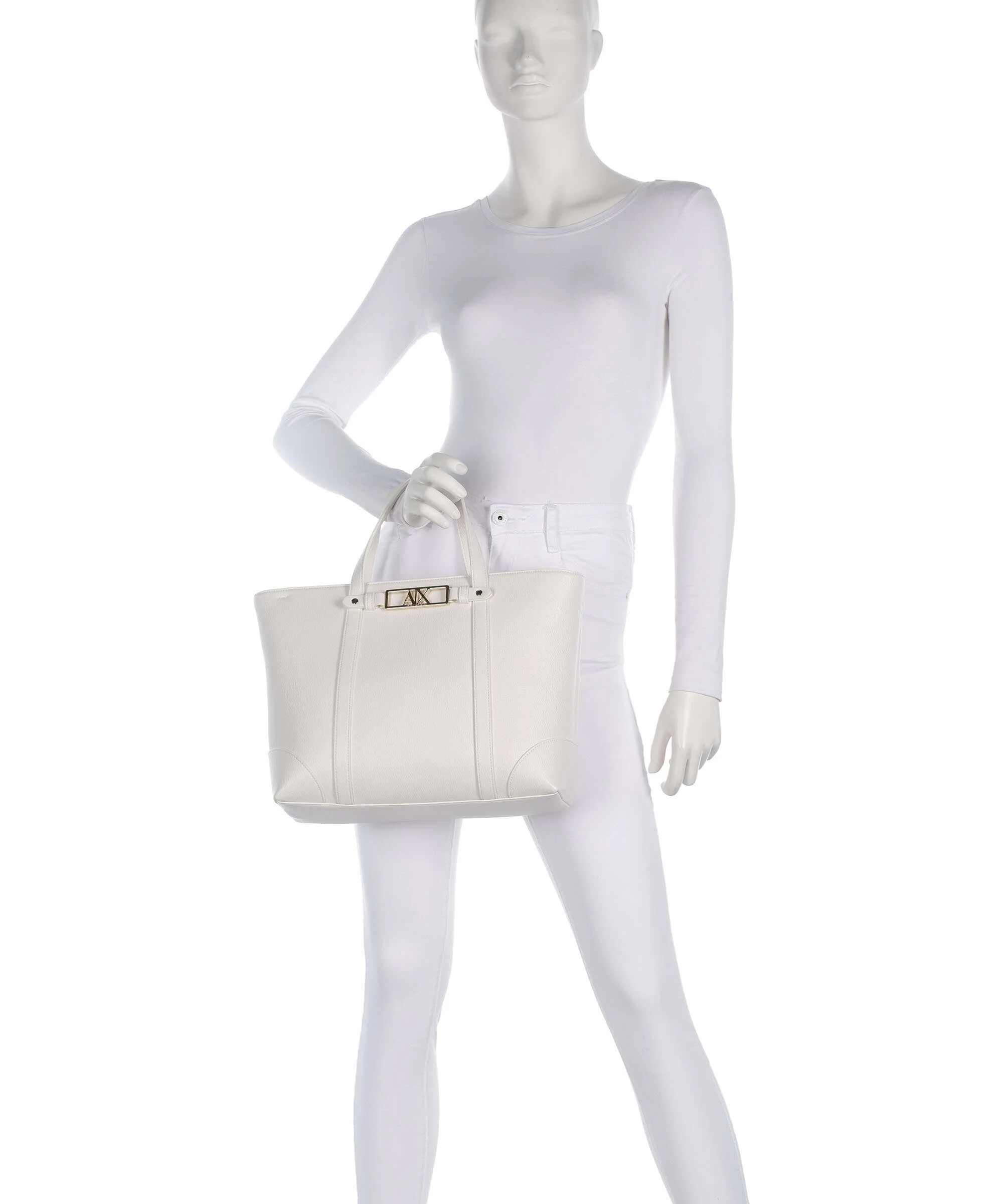 Armani Exchange Polly Handtas off white - Image 3
