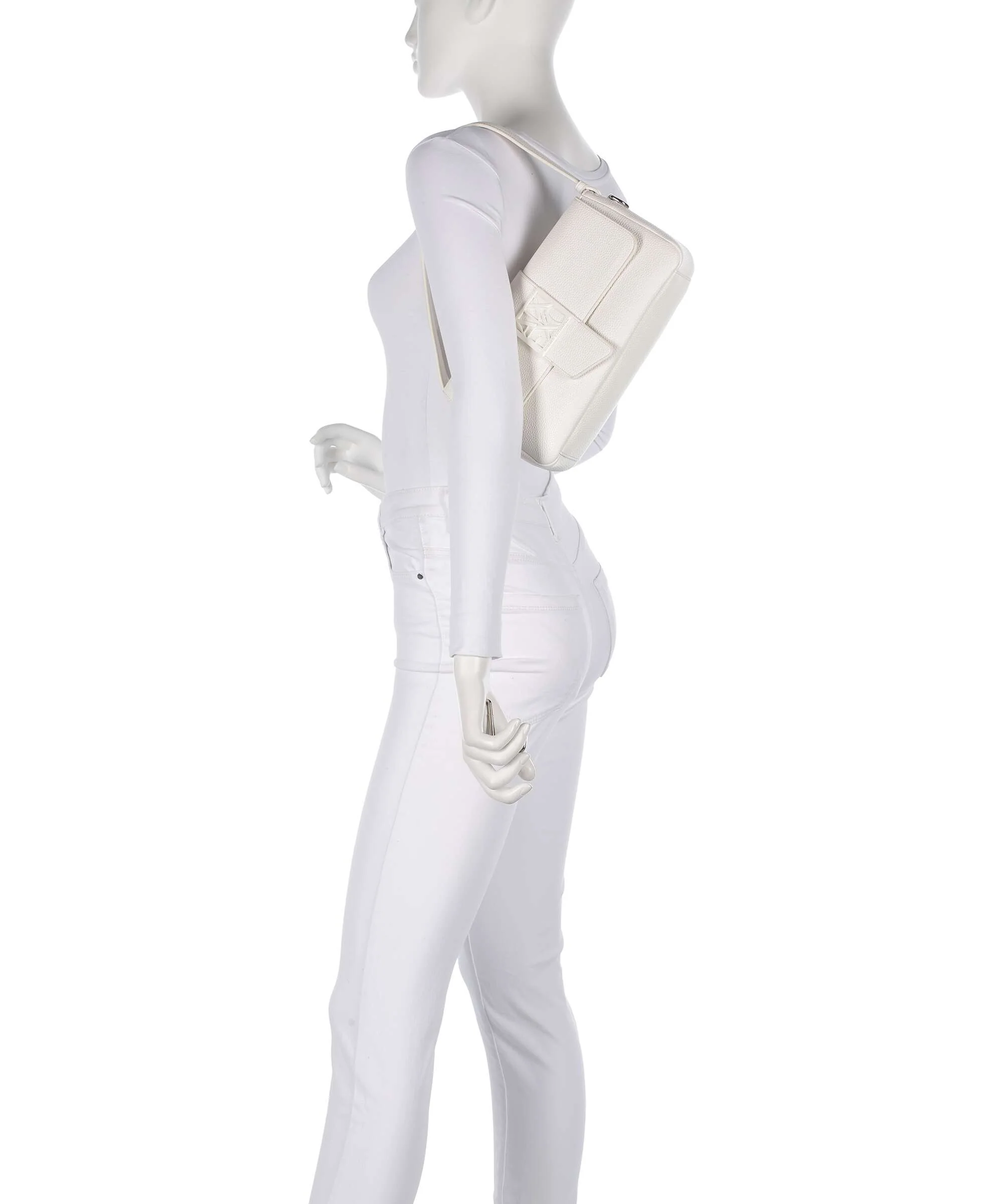 Armani Exchange Susy Soft Schoudertas off white - Image 3
