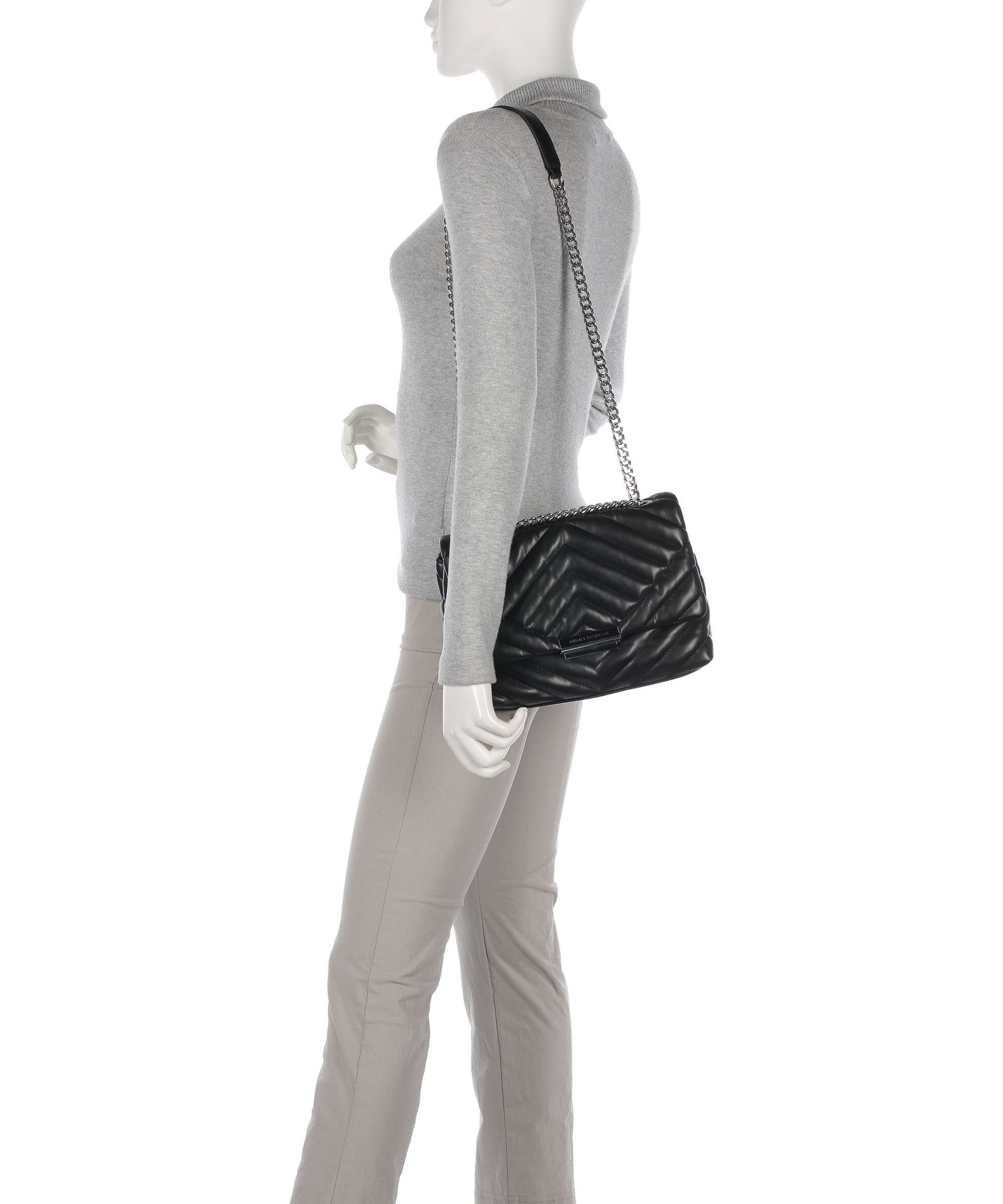 Armani Exchange Victoria M Schoudertas black - Image 3