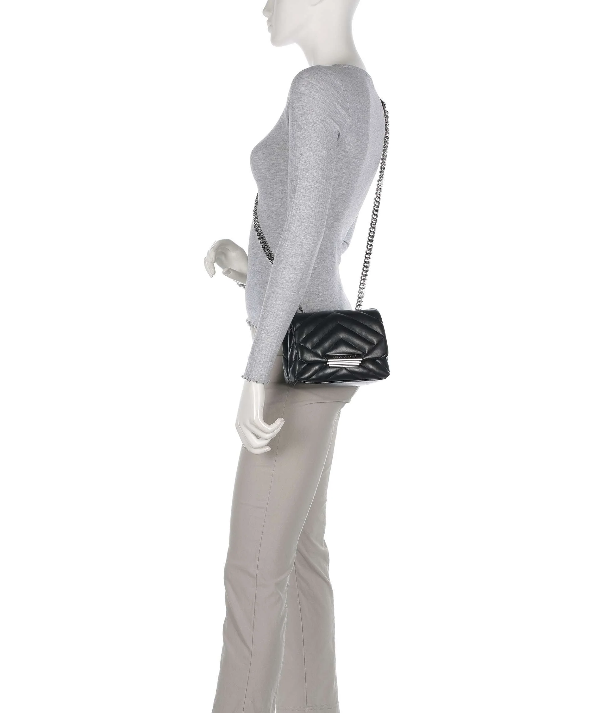 Armani Exchange Victoria Mini Crossbody tas nero - Image 3