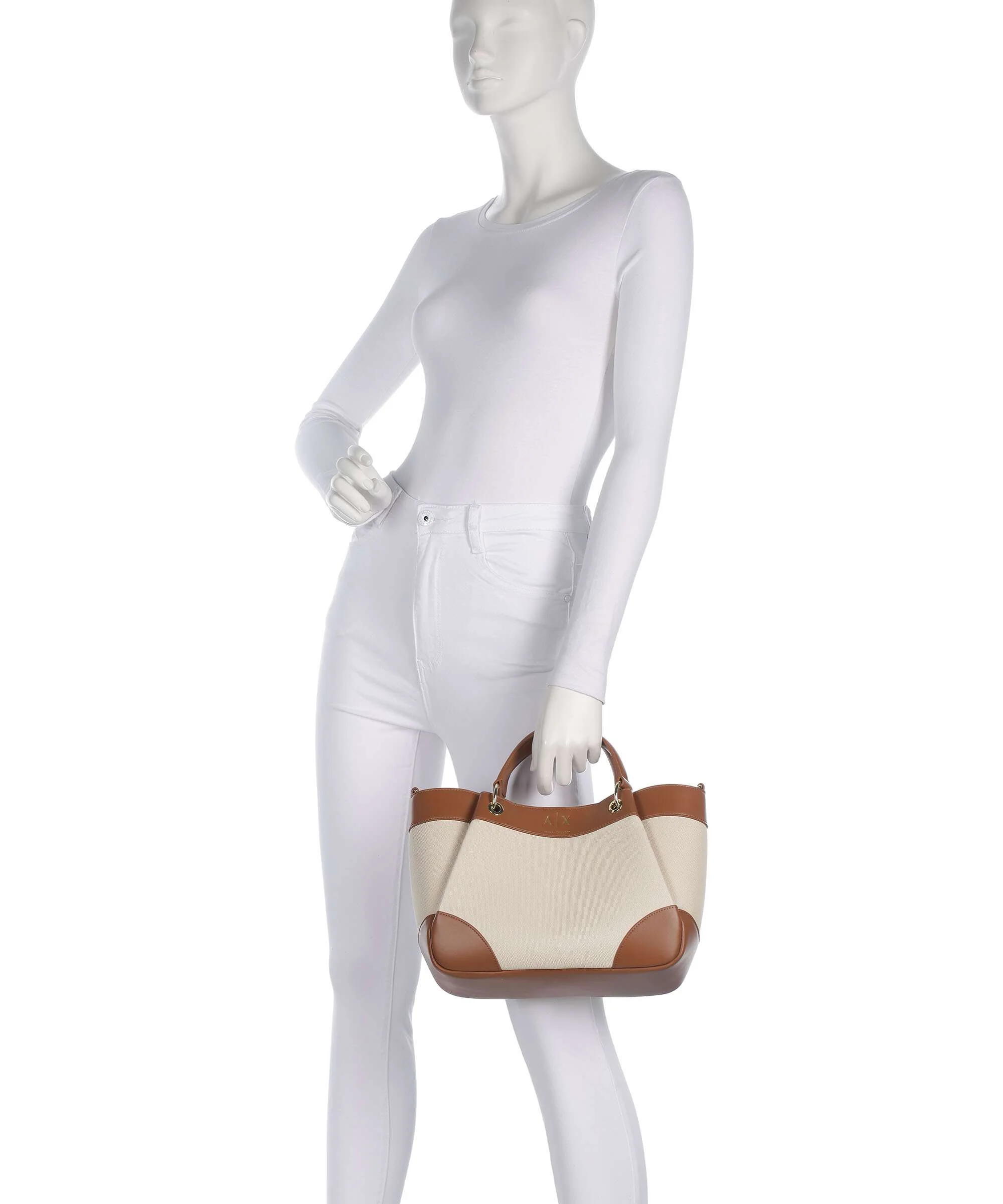 Armani Exchange Wave M Handtas natural/saline clay - Image 3
