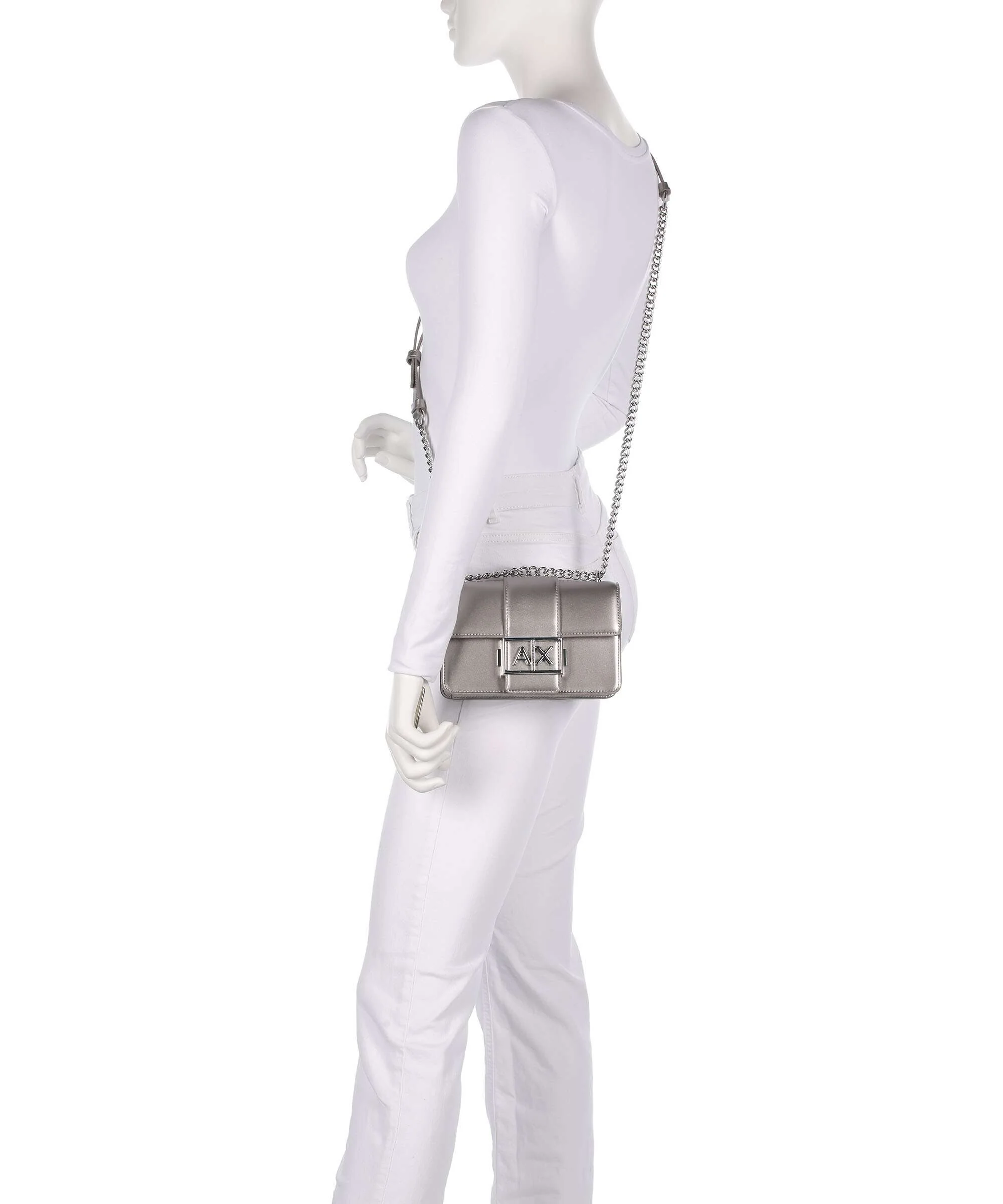 Armani Exchange Wonder S Schoudertas gunmetal - Image 3