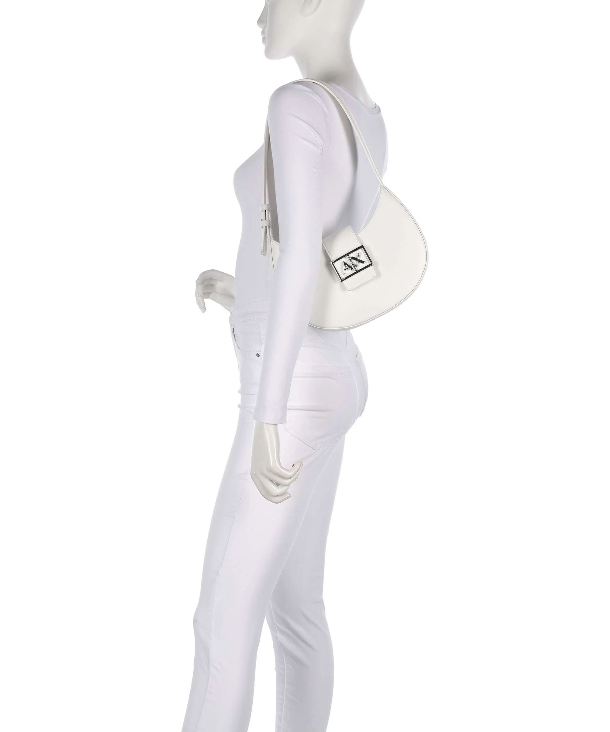 Armani Exchange Wonder Schoudertas off white - Image 3