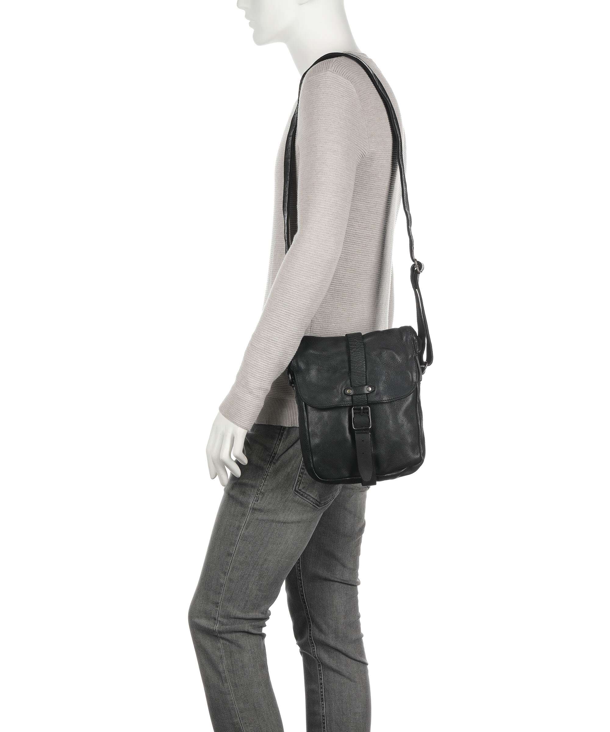 Aunts & Uncles Barbershop Goatee Crossbody tas charcoal black - Image 3