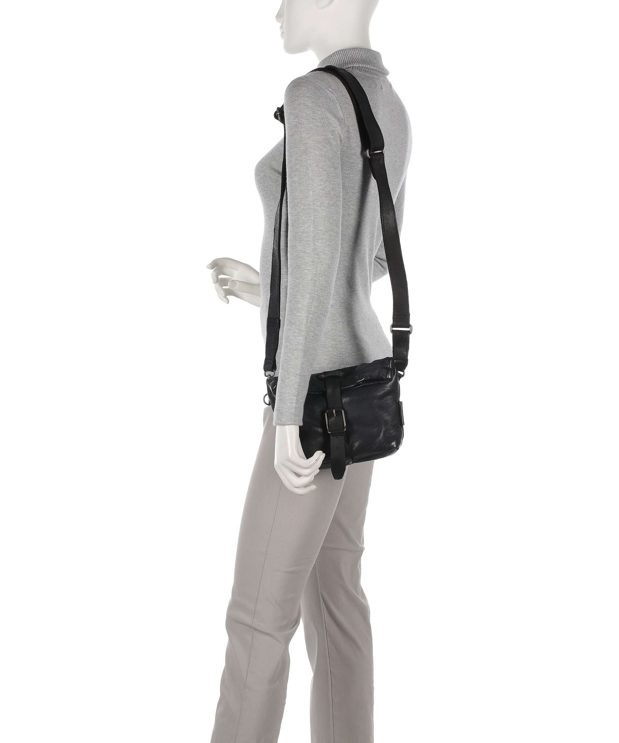 Aunts & Uncles Barbershop Stubble Crossbody tas charcoal black - Image 3
