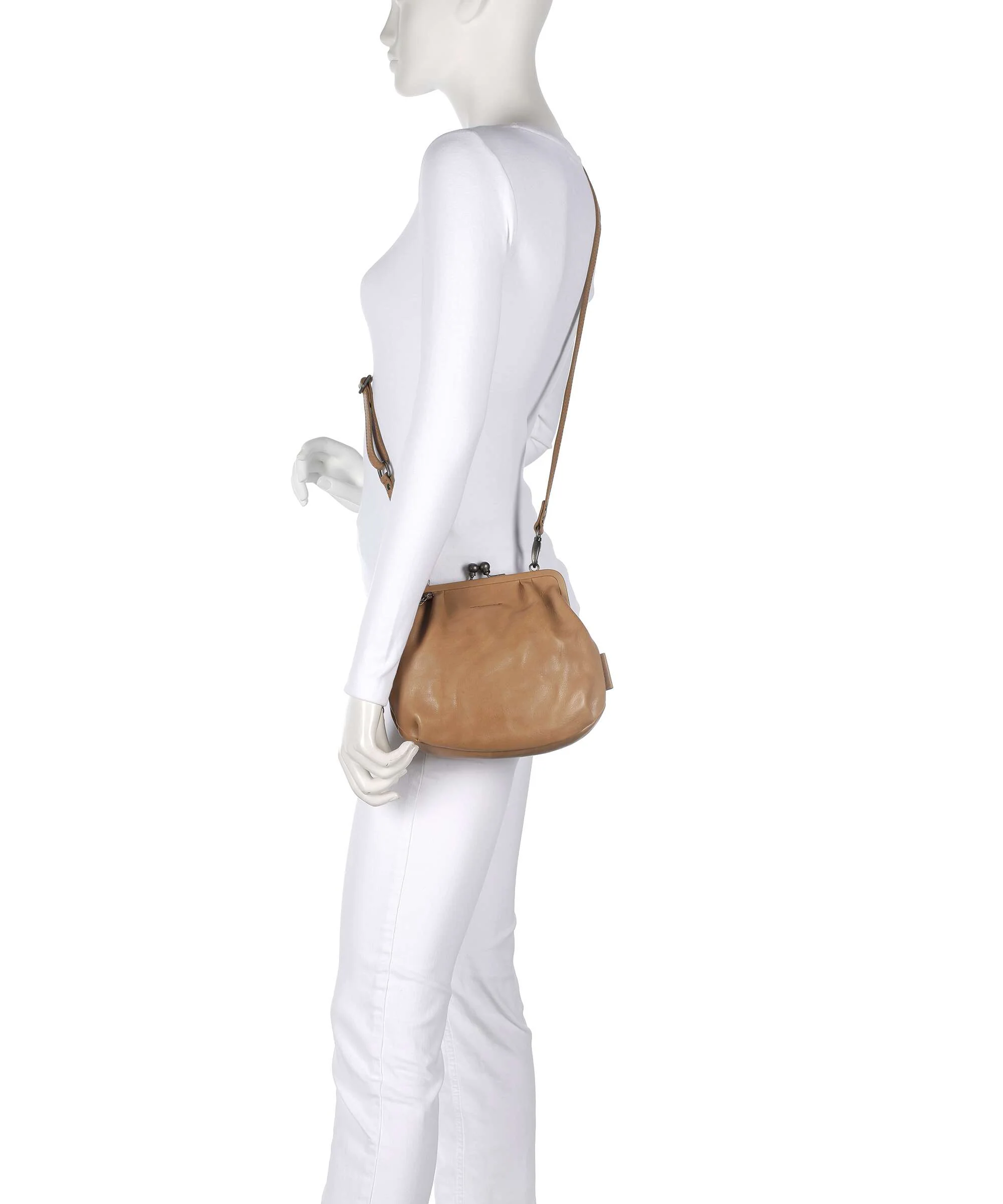 Aunts & Uncles Grandma's Luxury Club Mrs. Fortune Cookie Crossbody tas iced coffee - Image 3