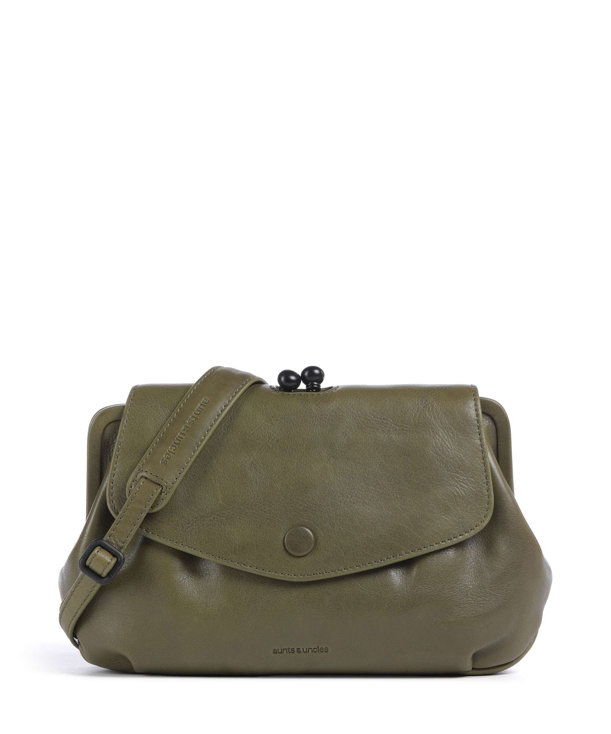 Aunts & Uncles Grandma's Luxury Club Mrs. Madeline Crossbody tas olive branch
