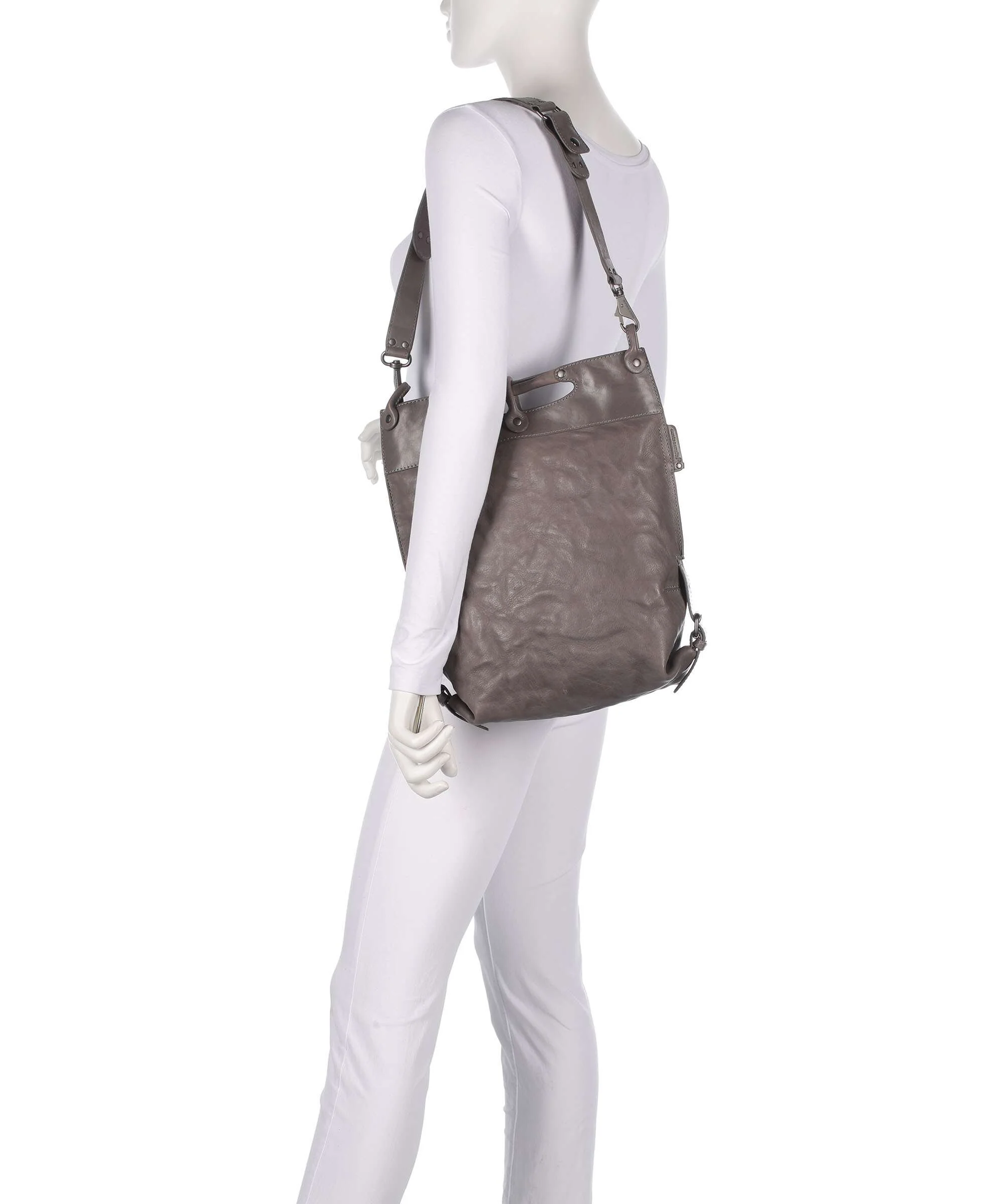 Aunts & Uncles Grandma's Luxury Club Mrs. Pancake Schoudertas oyster grey - Image 4