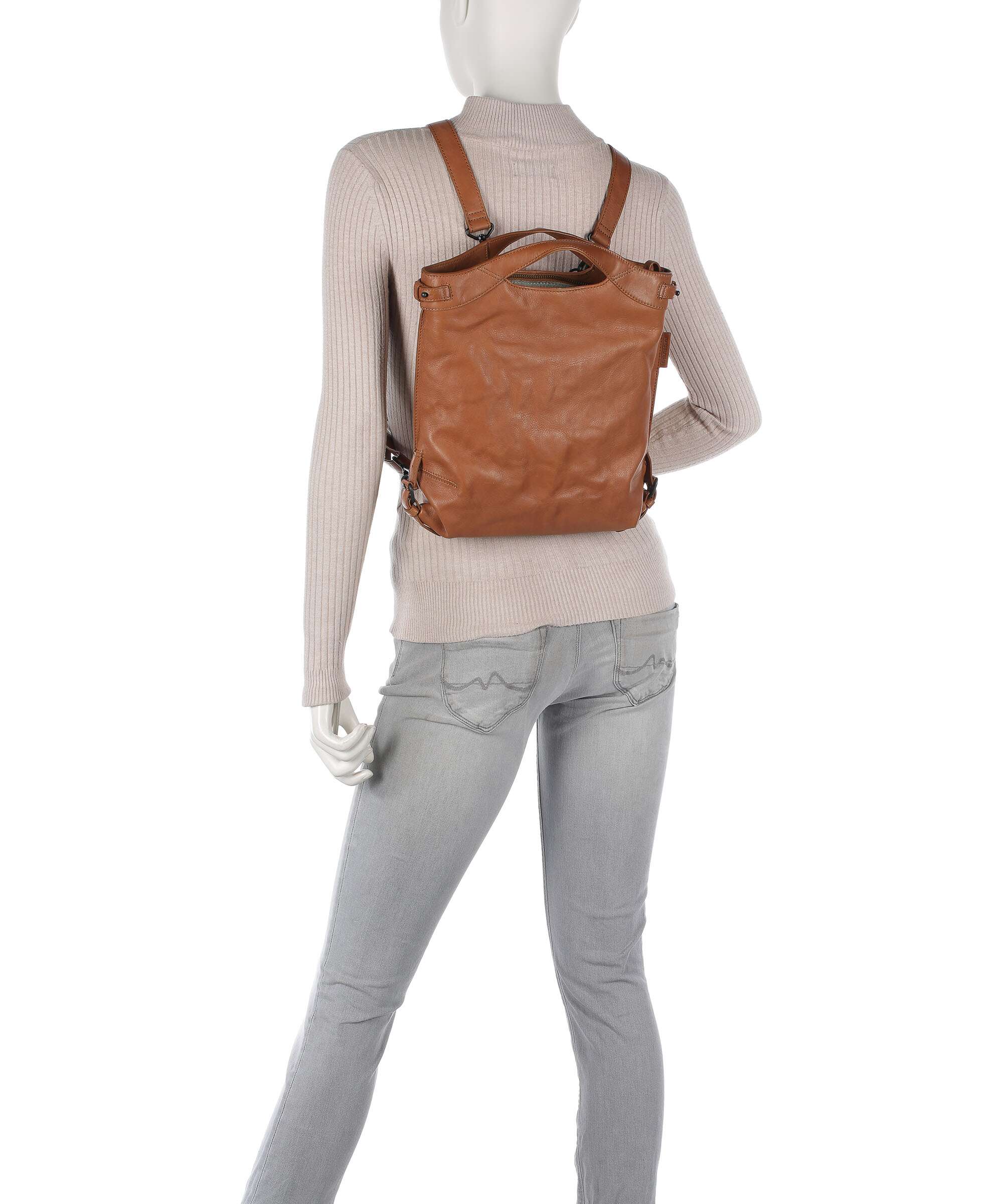 Aunts & Uncles Grandma's Luxury Club Mrs. Peach Crumble Rugzak-tas caramel - Image 3