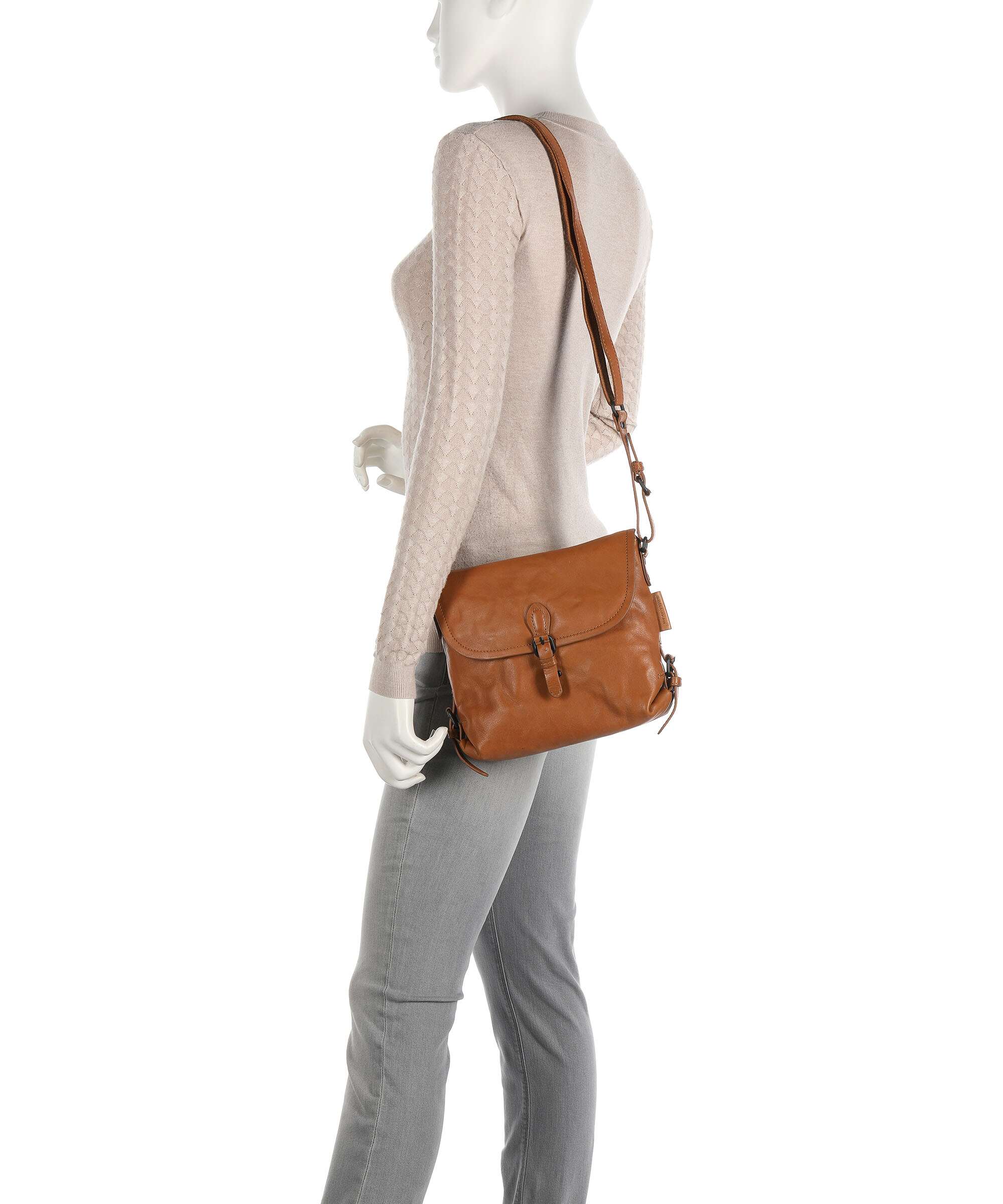 Aunts & Uncles Grandma's Luxury Club Mrs. Puff Pie Crossbody tas caramel - Image 3