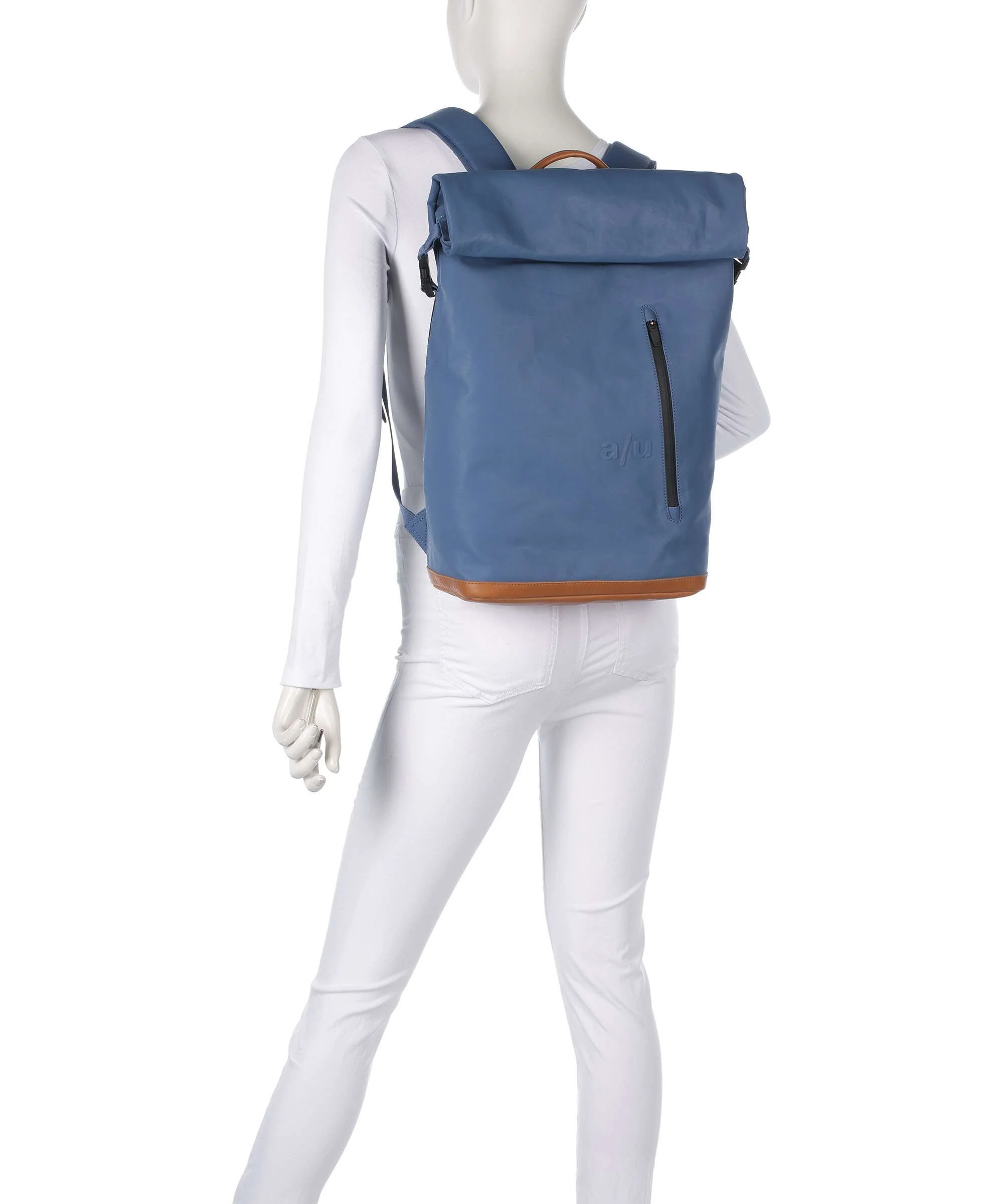 Aunts & Uncles Japan Fukui Rolltop rugzak blue jeans - Image 3