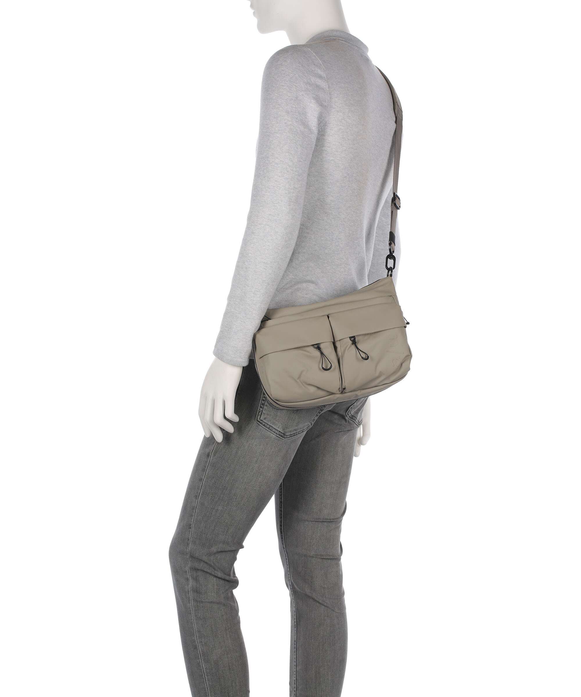 Aunts & Uncles Japan Lite Mogami Crossbody tas driftwood - Image 4