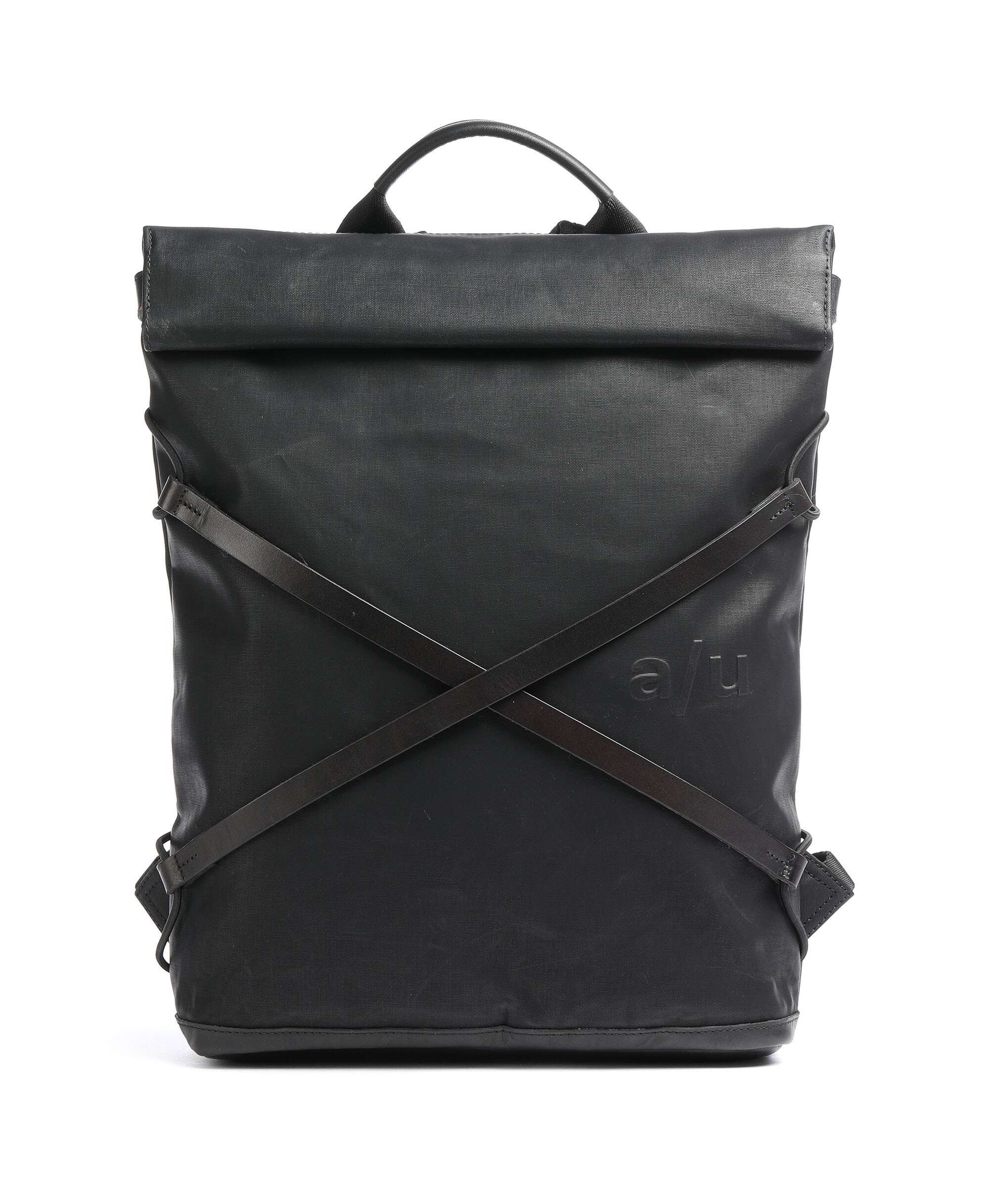 Aunts & Uncles Japan Yokohama Rolltop rugzak black