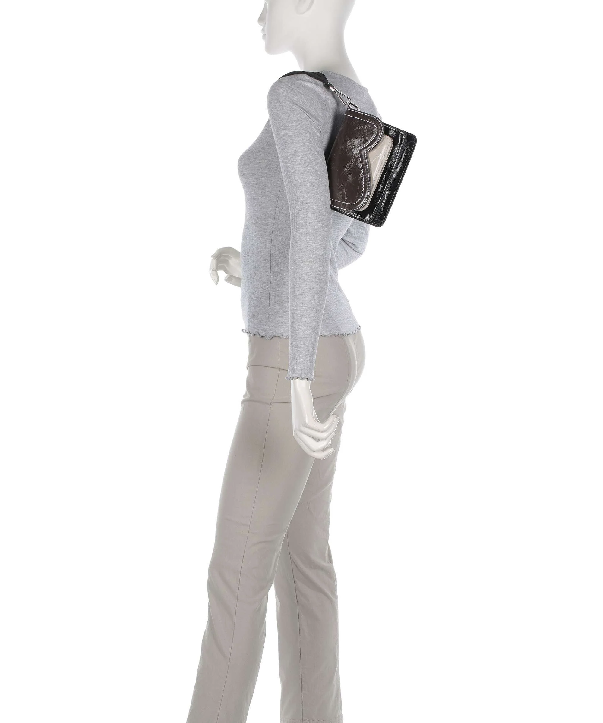 Bogner Bex Eartha Schoudertas grey - Image 3
