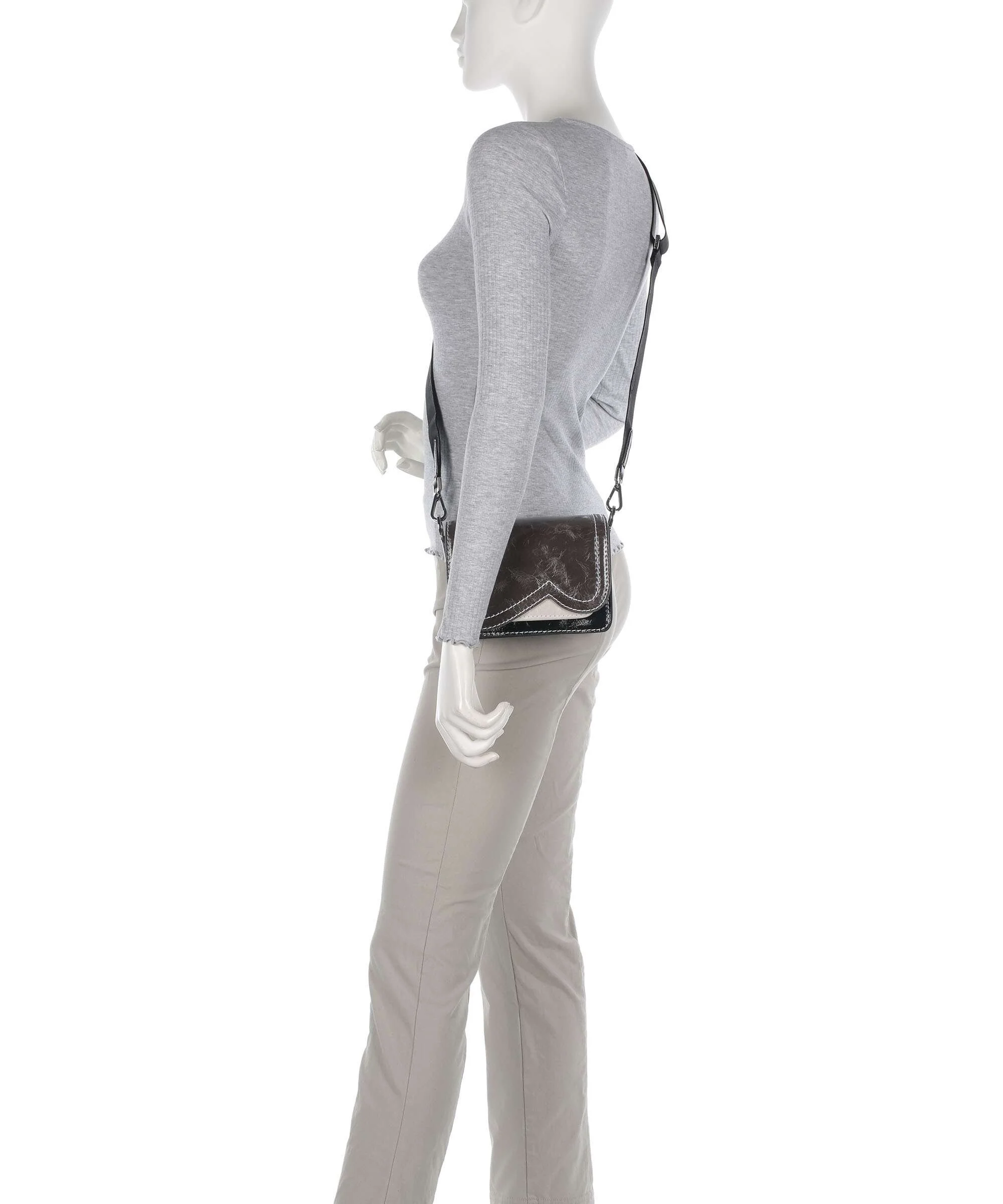 Bogner Bex Eartha Schoudertas grey - Image 4