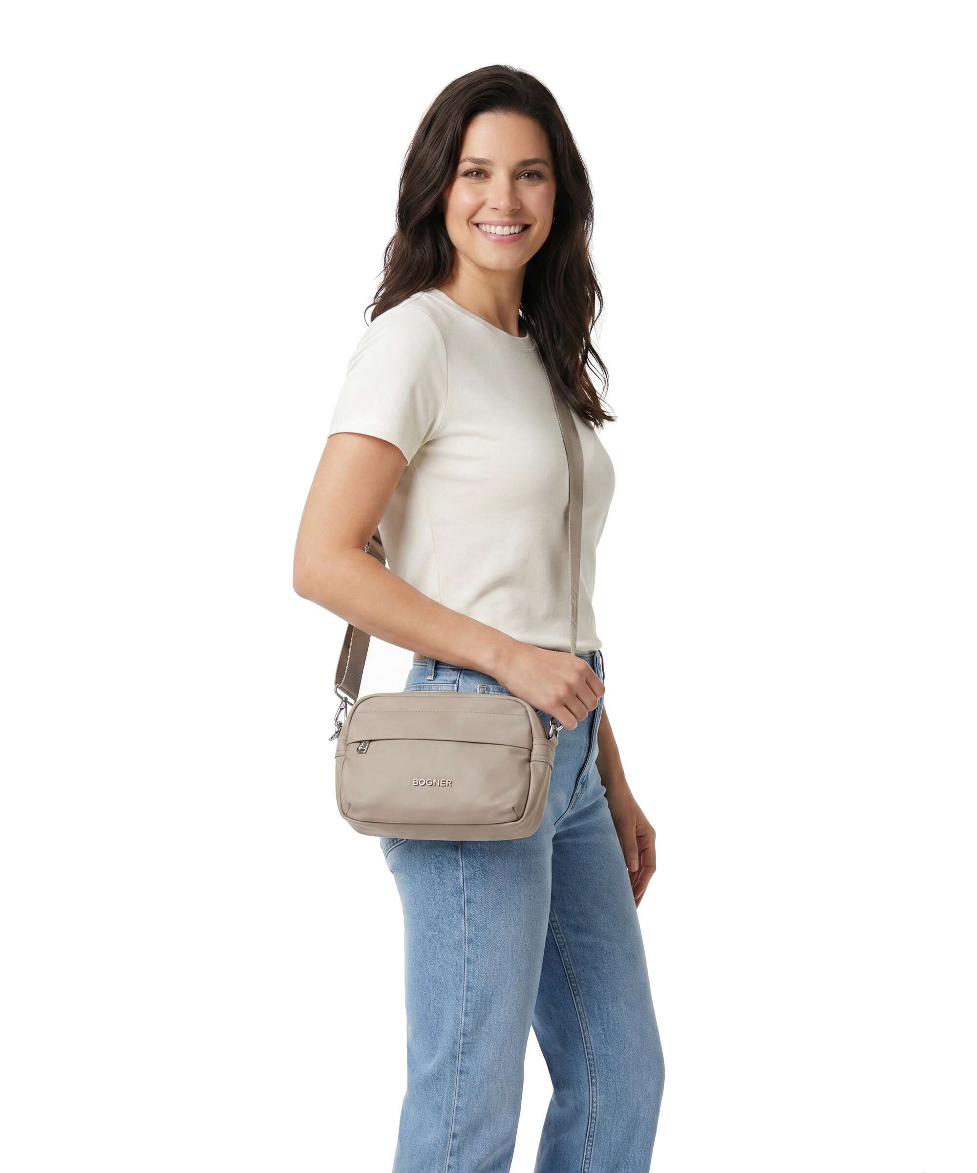 Bogner Maxon Lidia Crossbody tas greige - Image 3