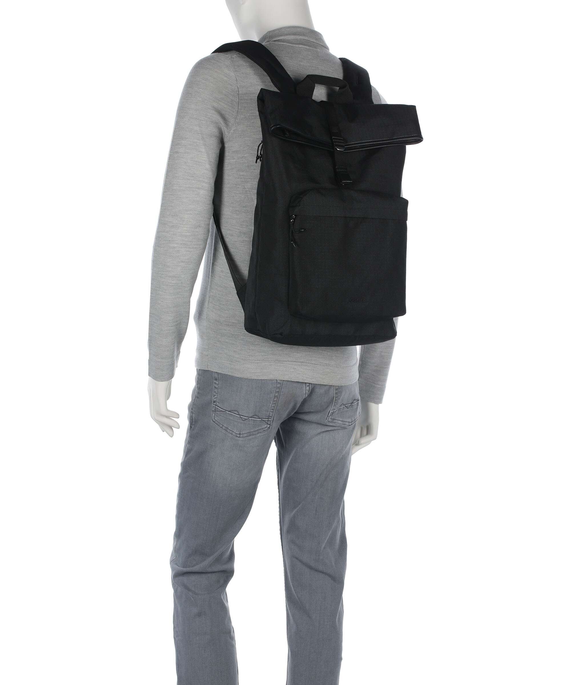 Bogner Myoko Leon Rolltop rugzak black - Image 3