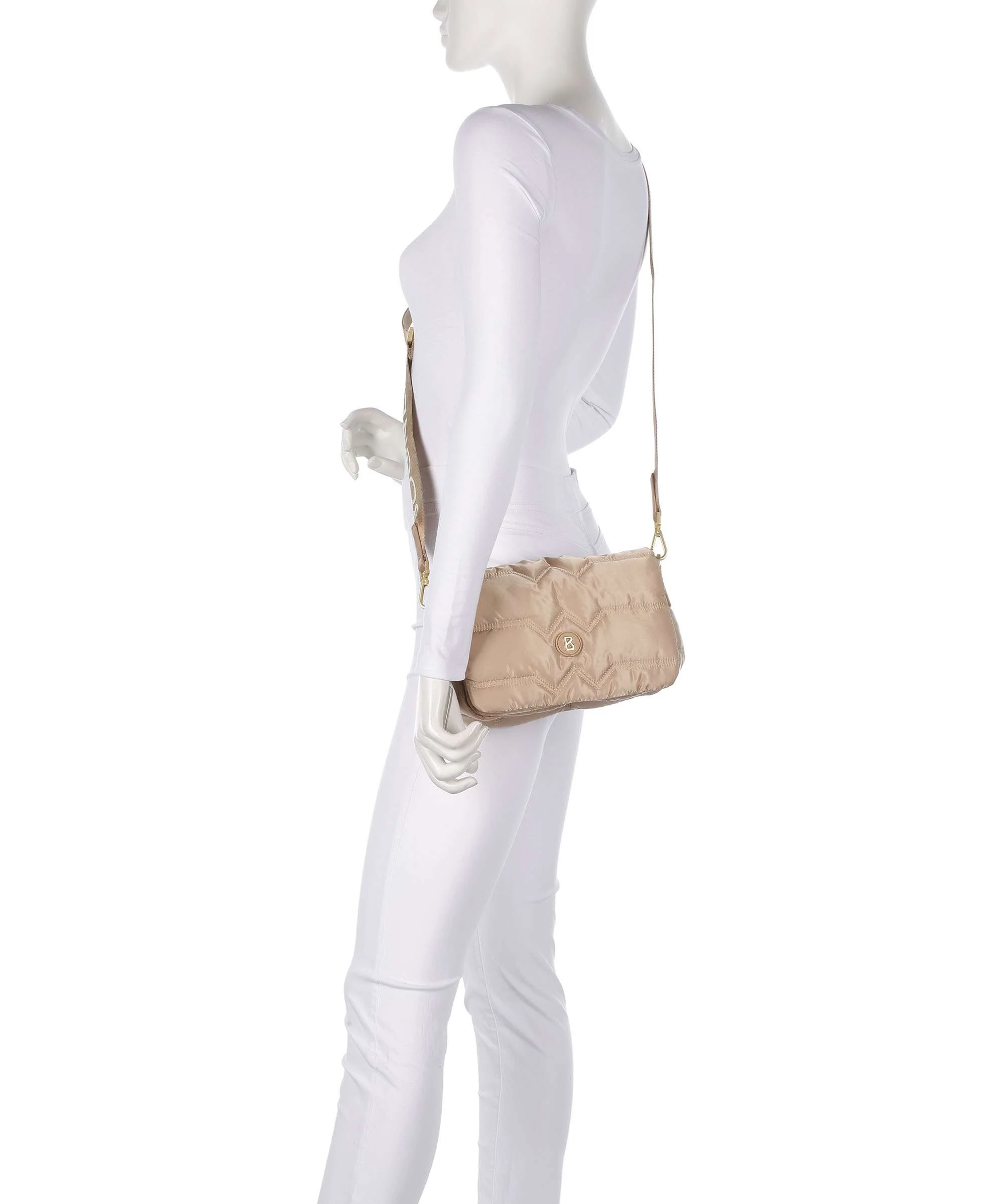 Bogner Wallis Tessuto Bar Crossbody tas sesame - Image 3