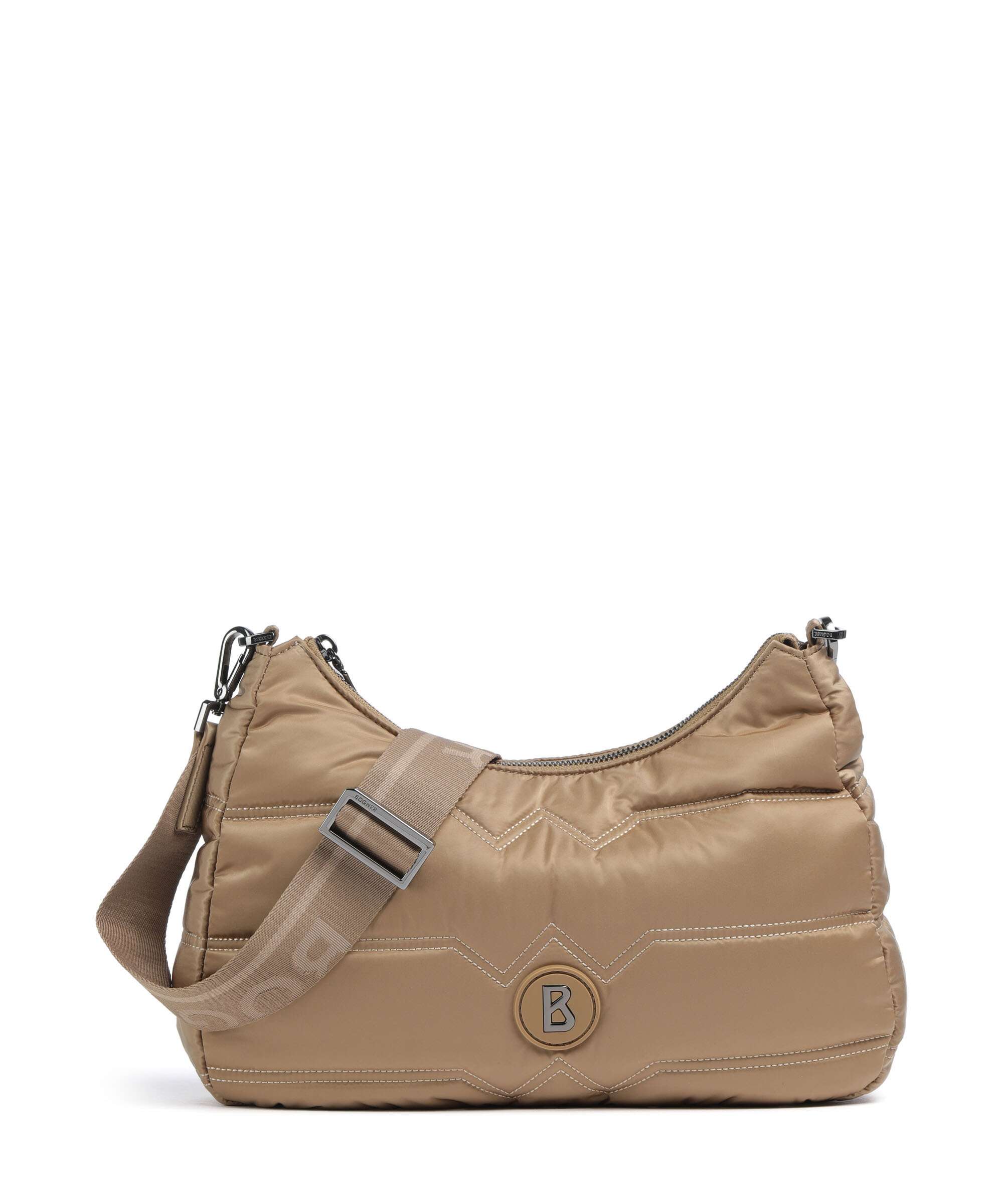 Bogner Wallis Tessuto Odette Crossbody tas brown sugar