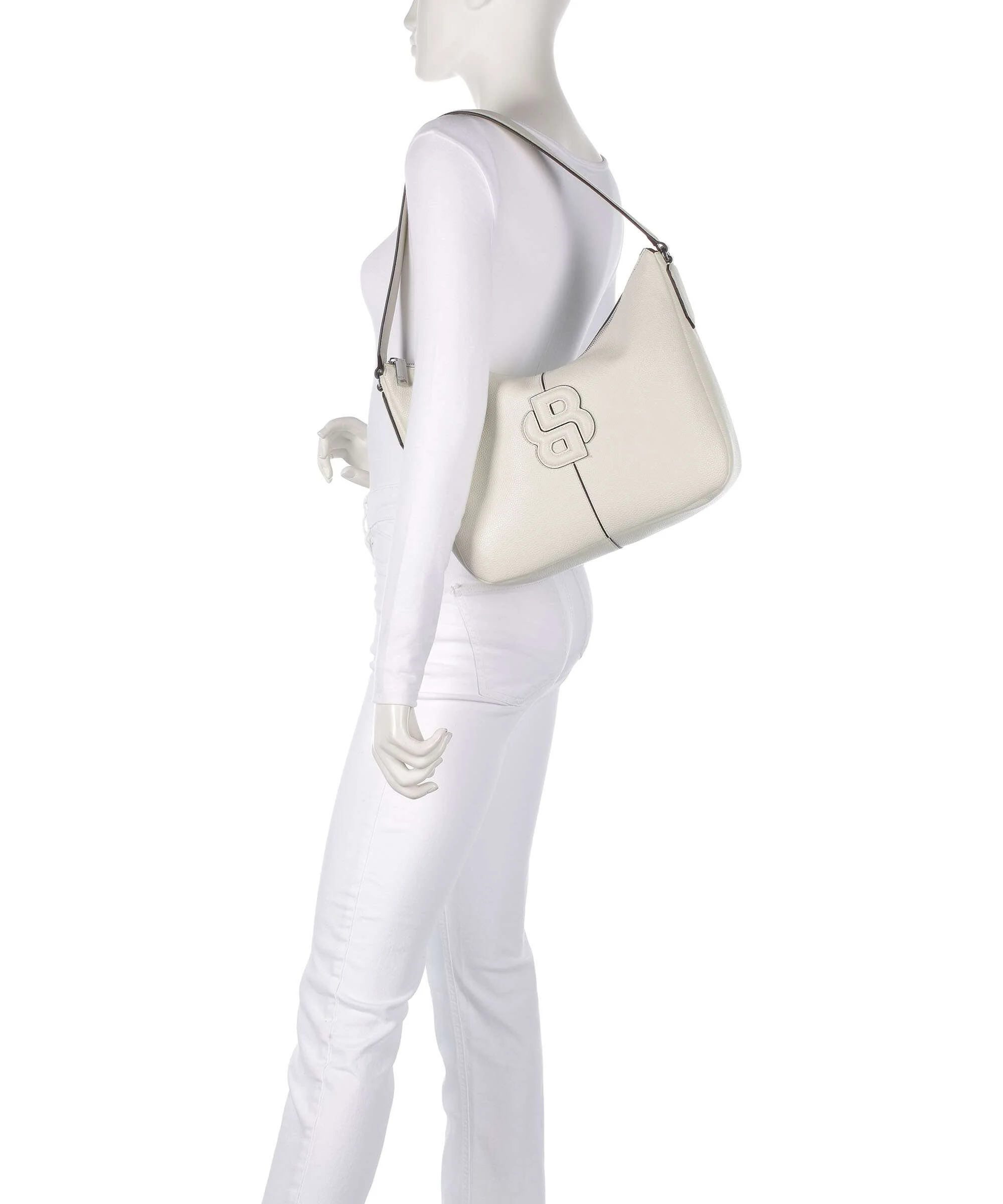 BOSS Anett Hobo tas open white - Image 3