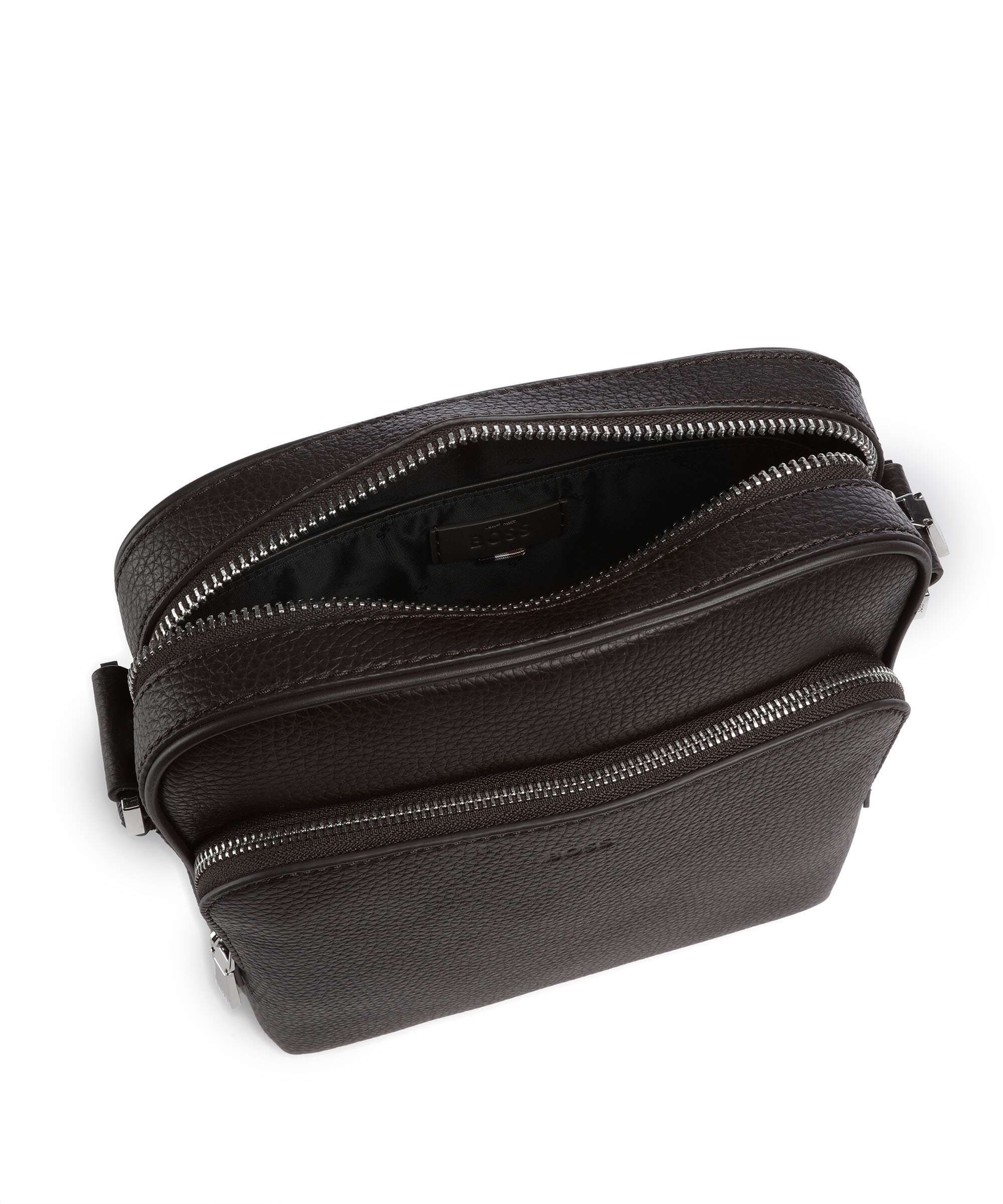 BOSS Crosstown Crossbody tas dark brown - Image 6