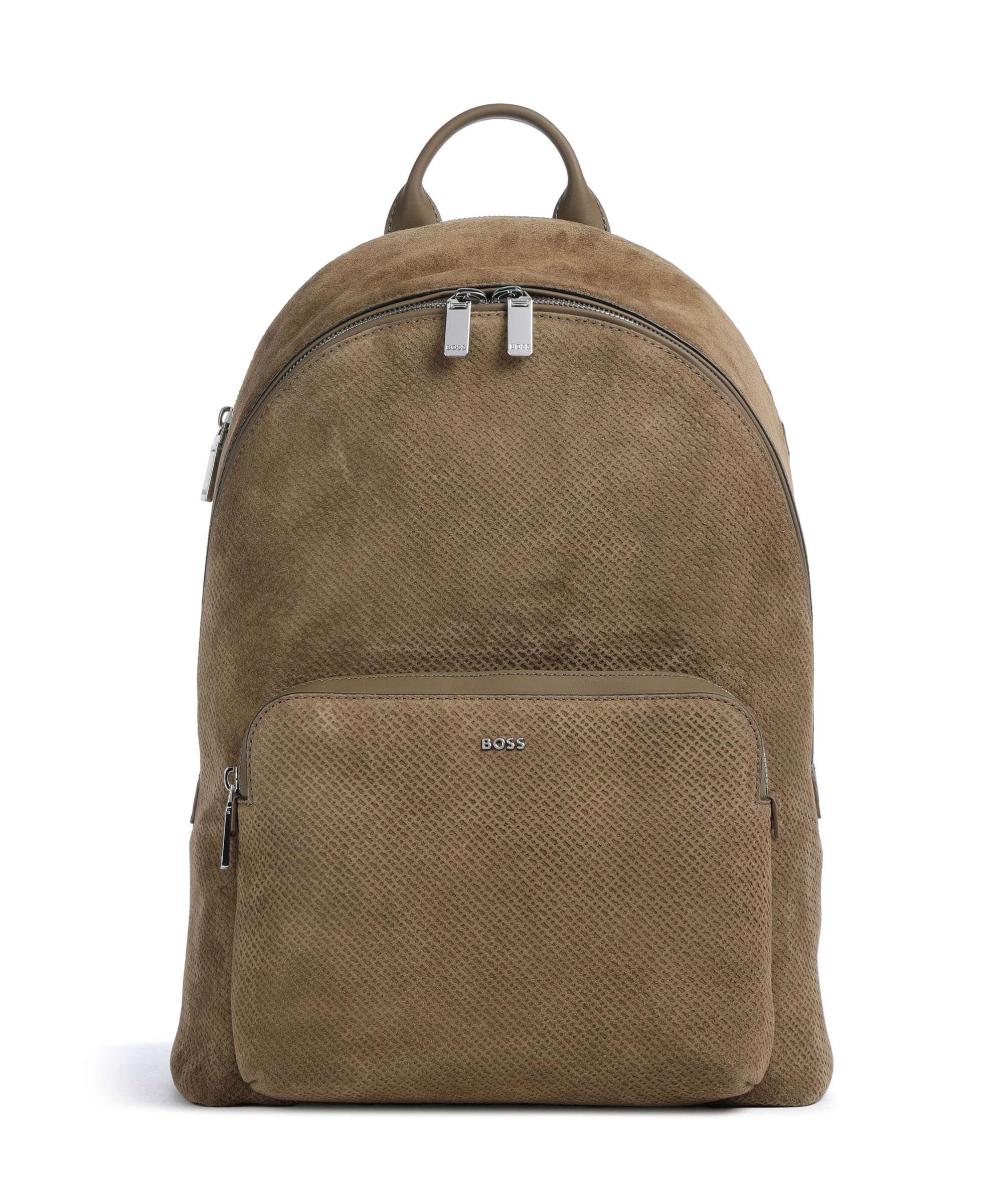 BOSS Crosstown Rugzak dark beige
