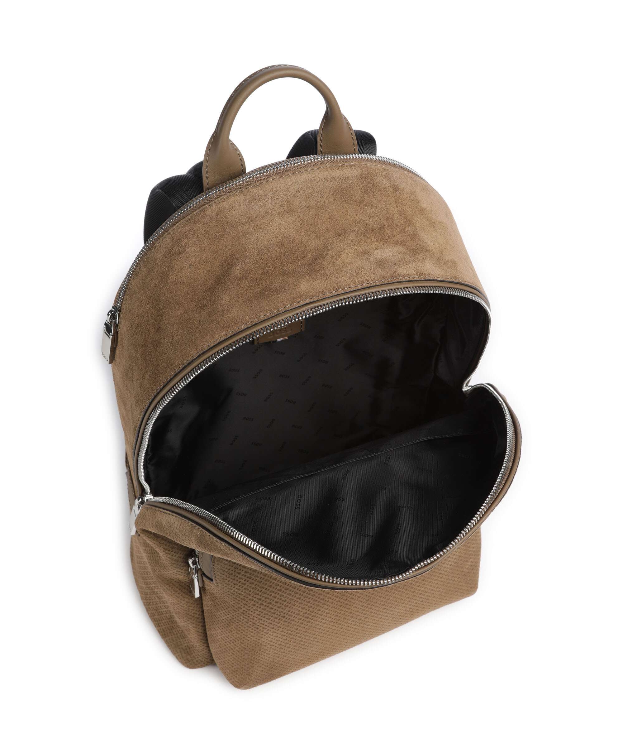 BOSS Crosstown Rugzak dark beige - Image 5