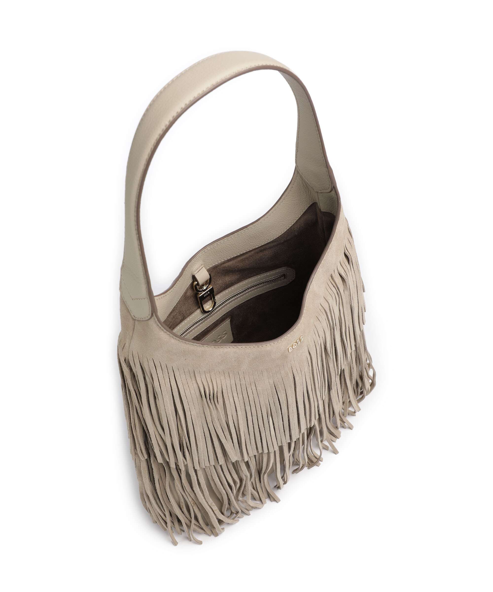 BOSS Lenah Hobo tas light beige - Image 5
