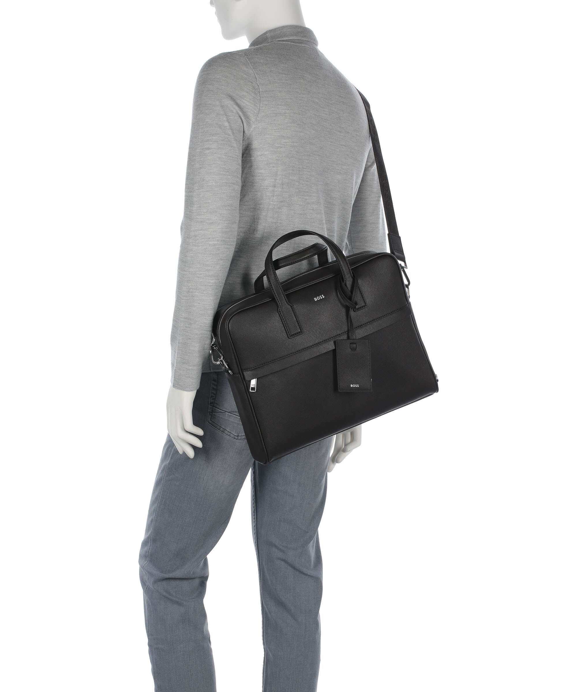 BOSS Zair Aktetas dark brown - Image 3