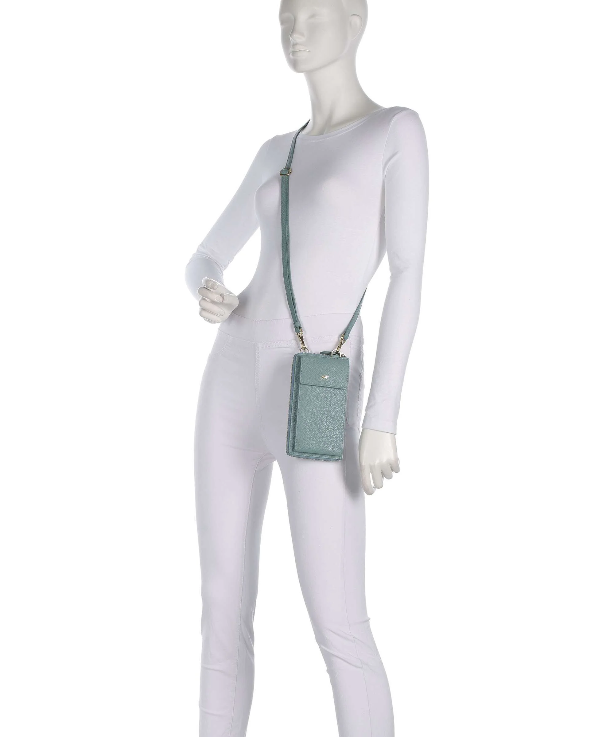 Braun Büffel Asti Telefoon tasje green mistle - Image 3