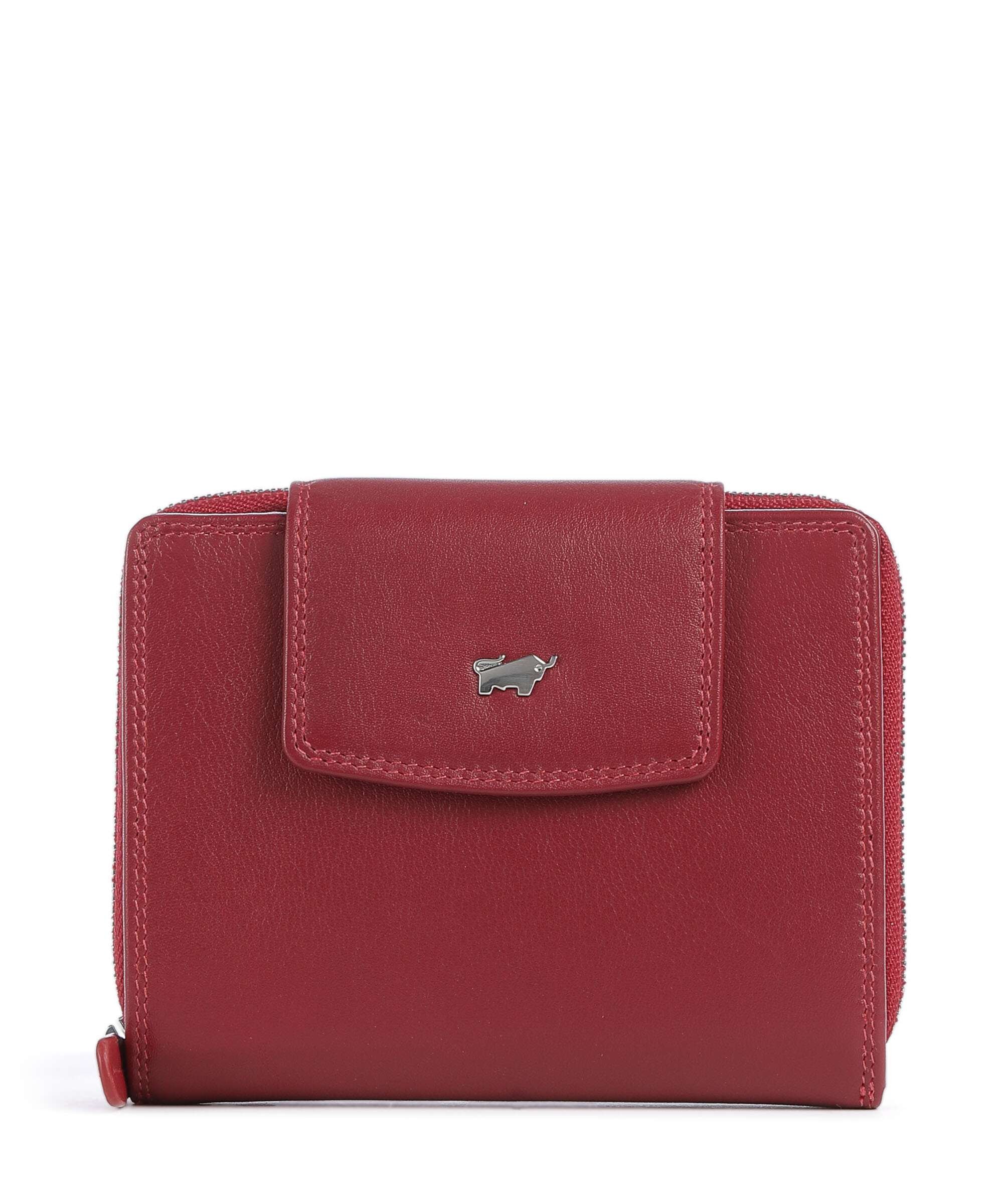 Braun Büffel Golf Portemonnee rot