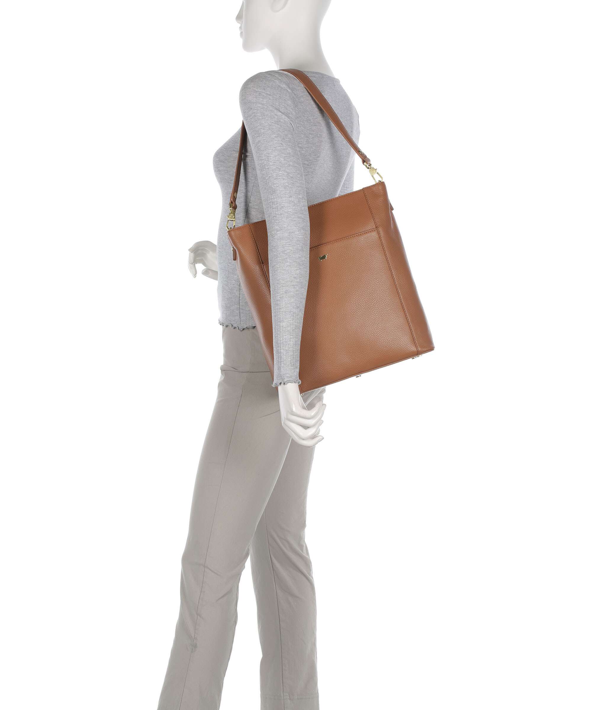 Braun Büffel Hanna Boodschappentas cognac - Image 3