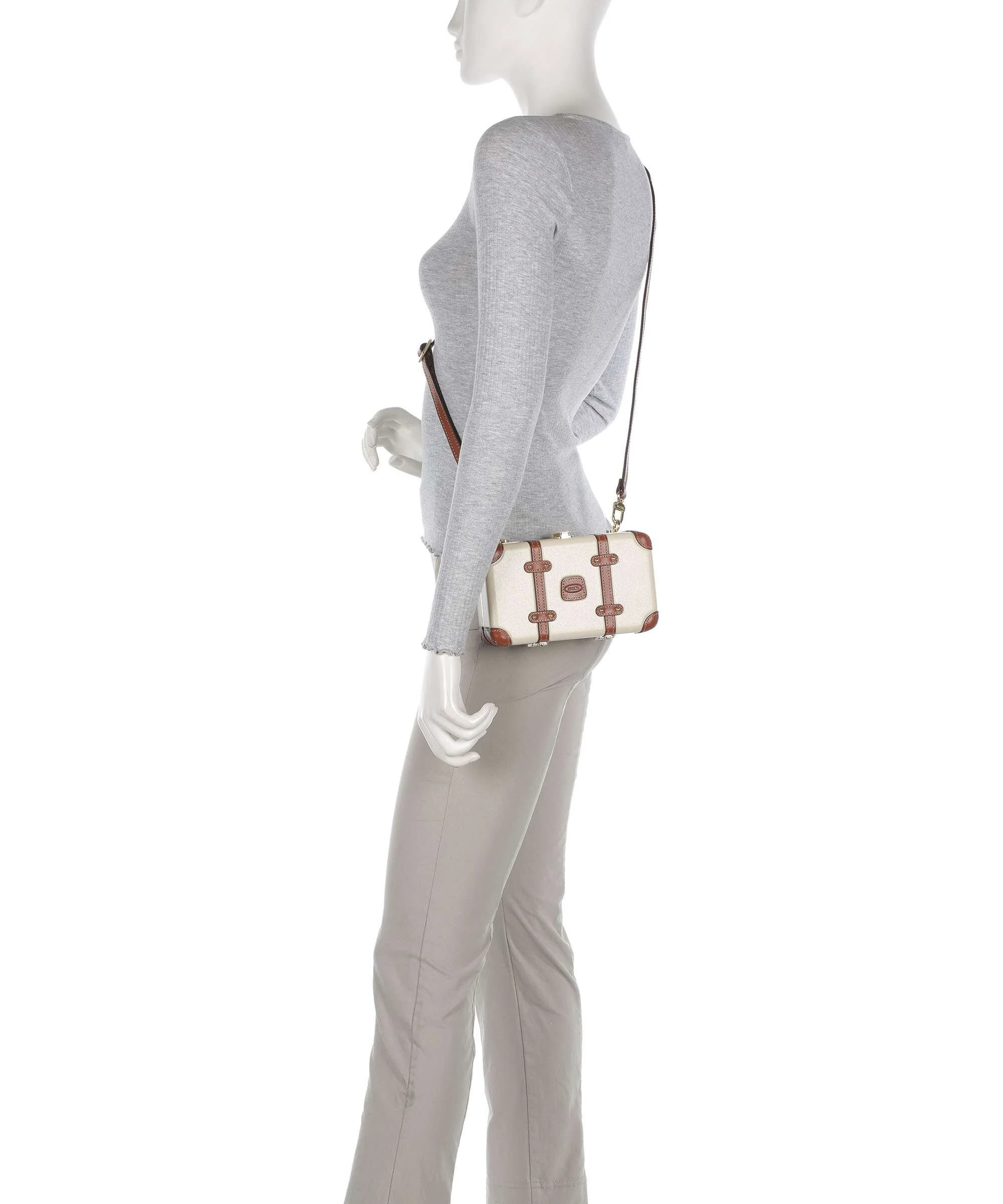 Brics Bellagio Crossbody tas cream - Image 3