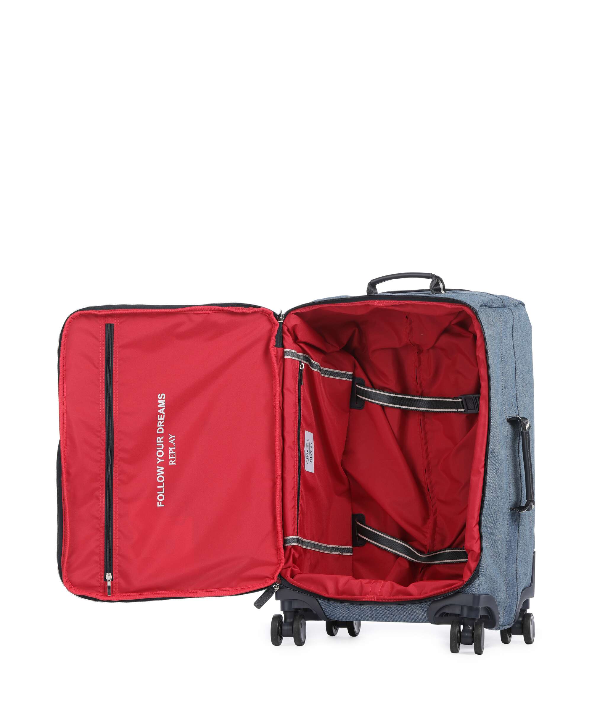 Brics Replay Trolley (4 wielen) light denim - Image 5