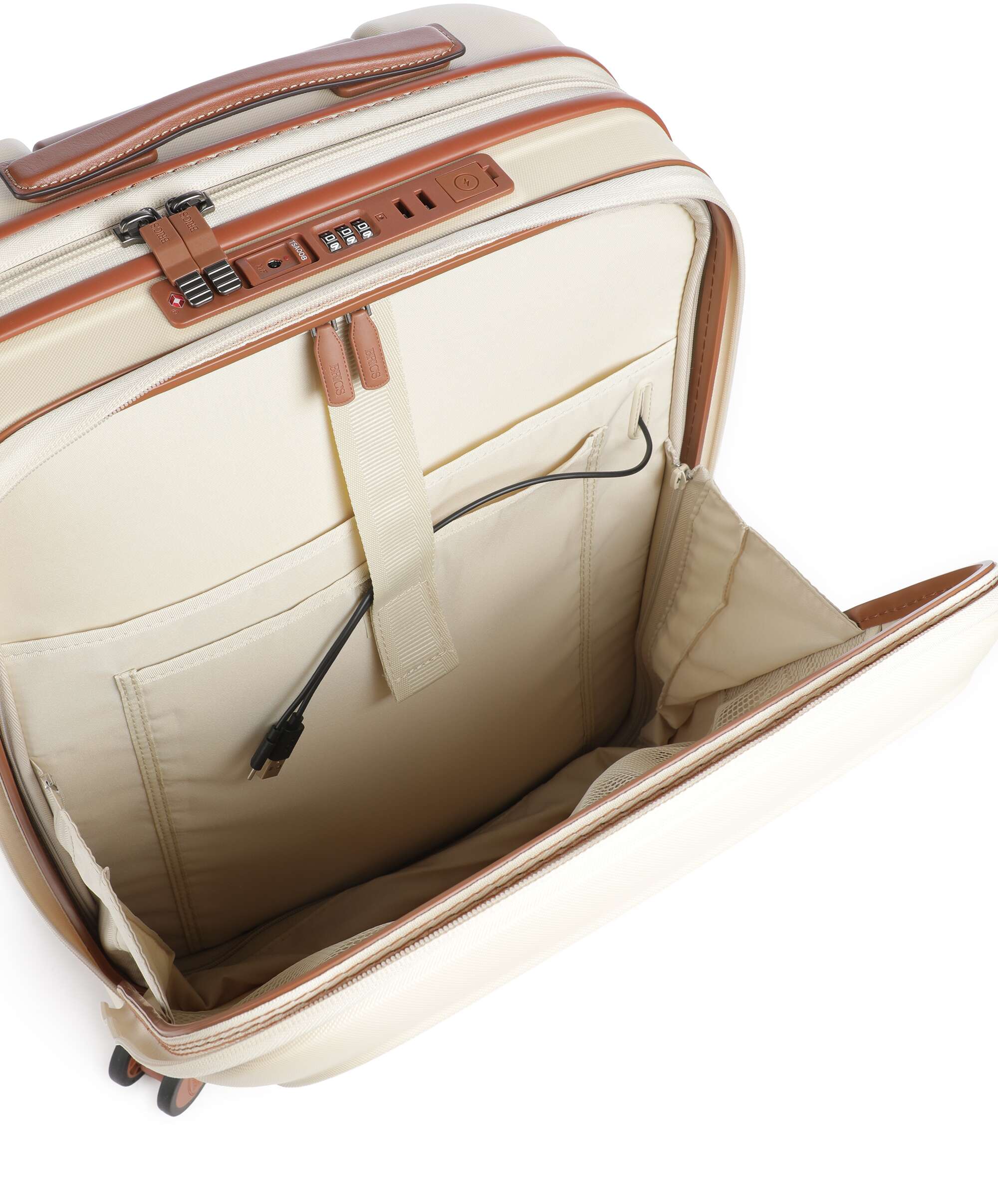Brics Taormina Trolley (4 wielen) cream - Image 5