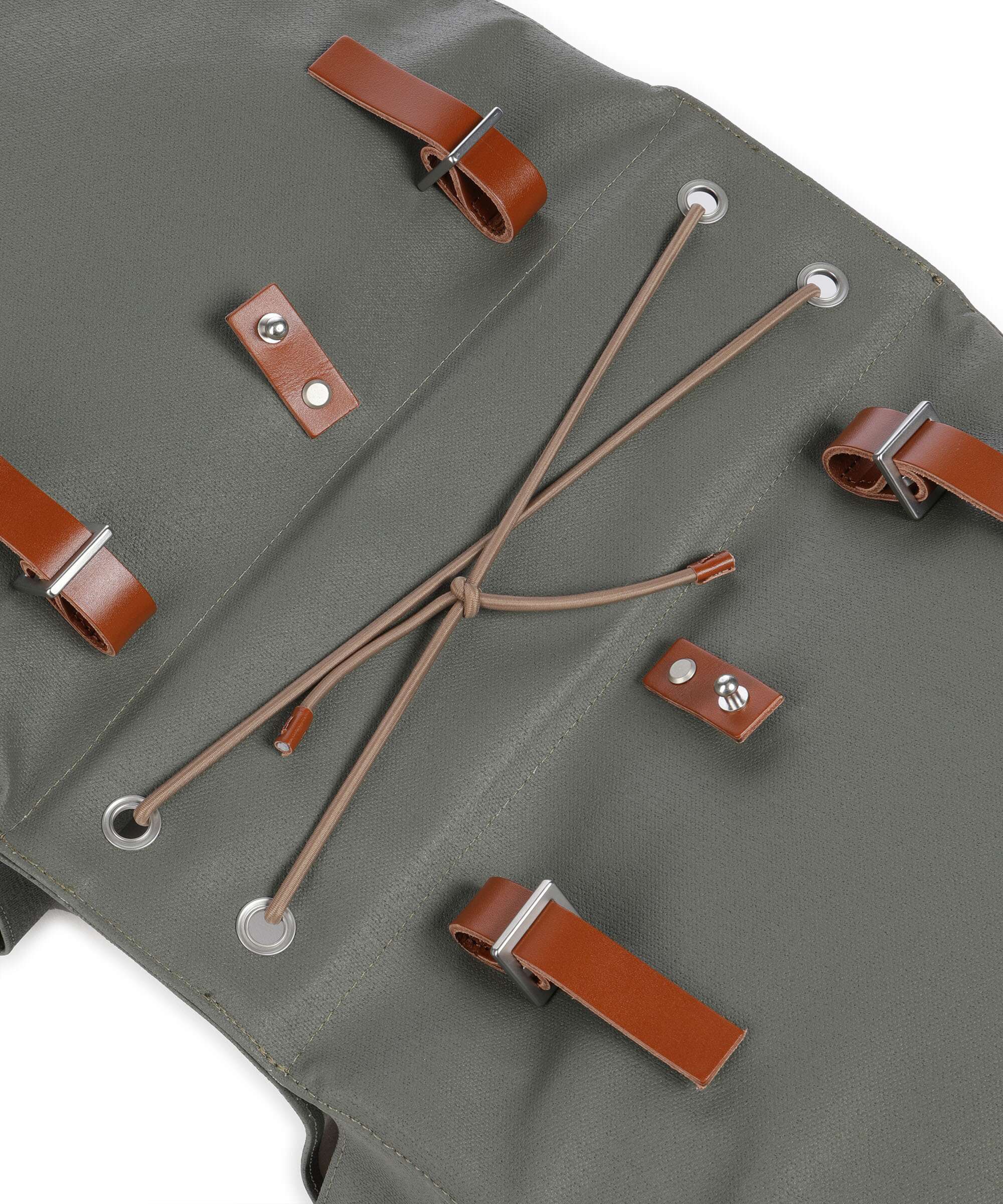 Brooks England Bricklane Tas voor bagagedrager sage green/honey - Image 4