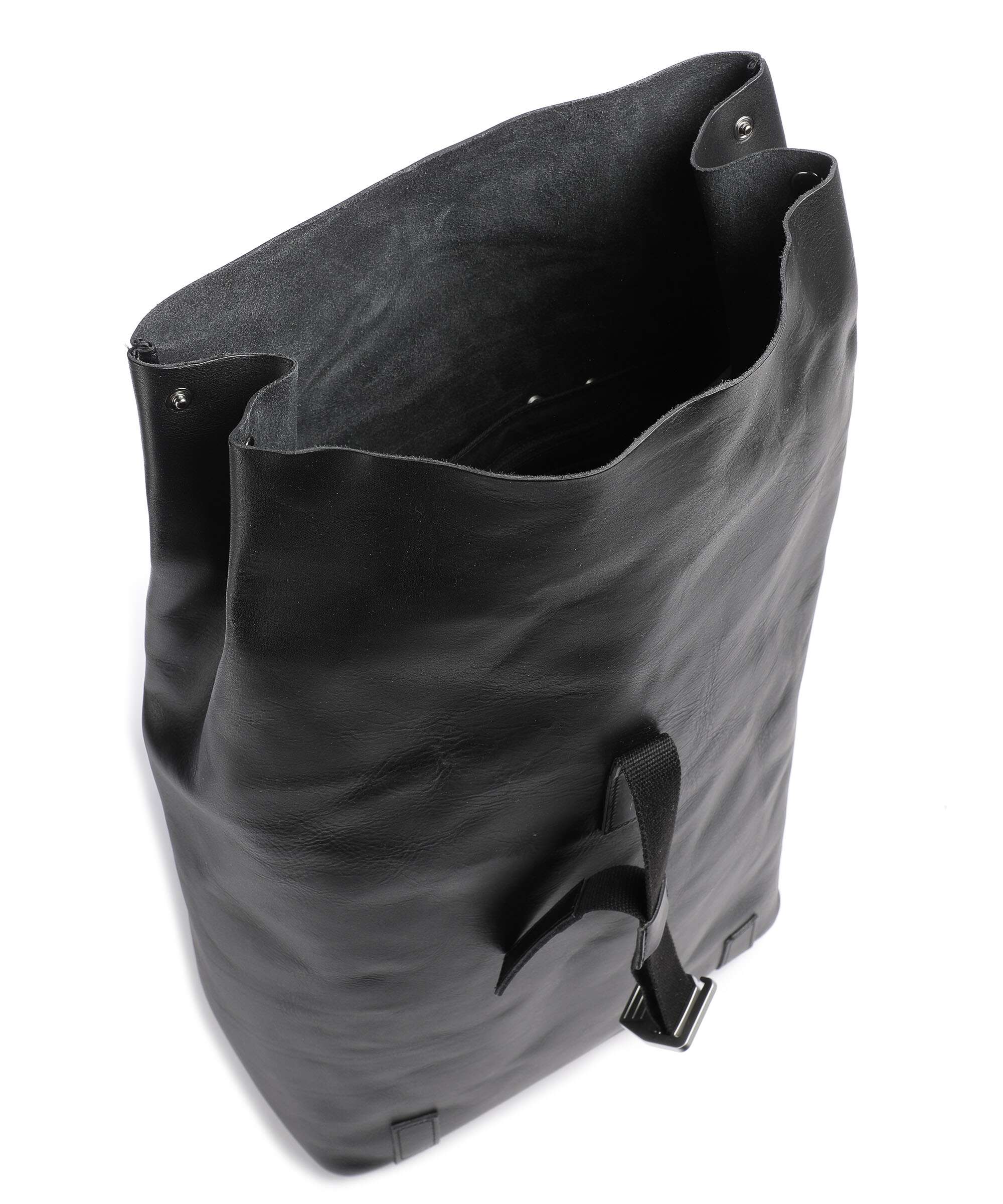 Brooks England Pickwick Leather Large Rolltop rugzak black - Image 6