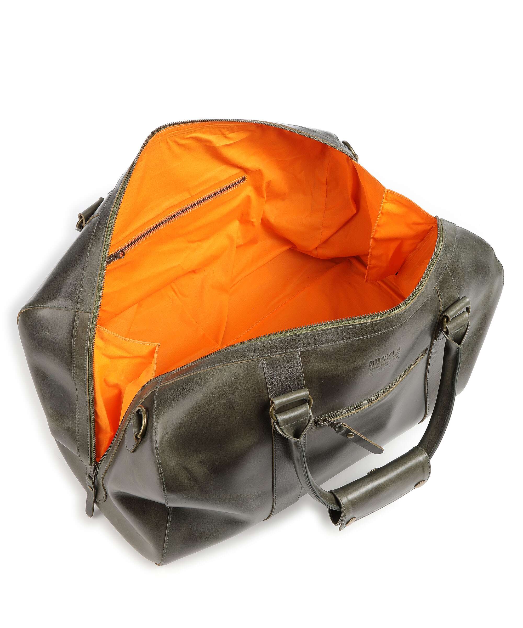 Buckle & Seam Crazy Horse Willow Weekendtas olive - Image 5