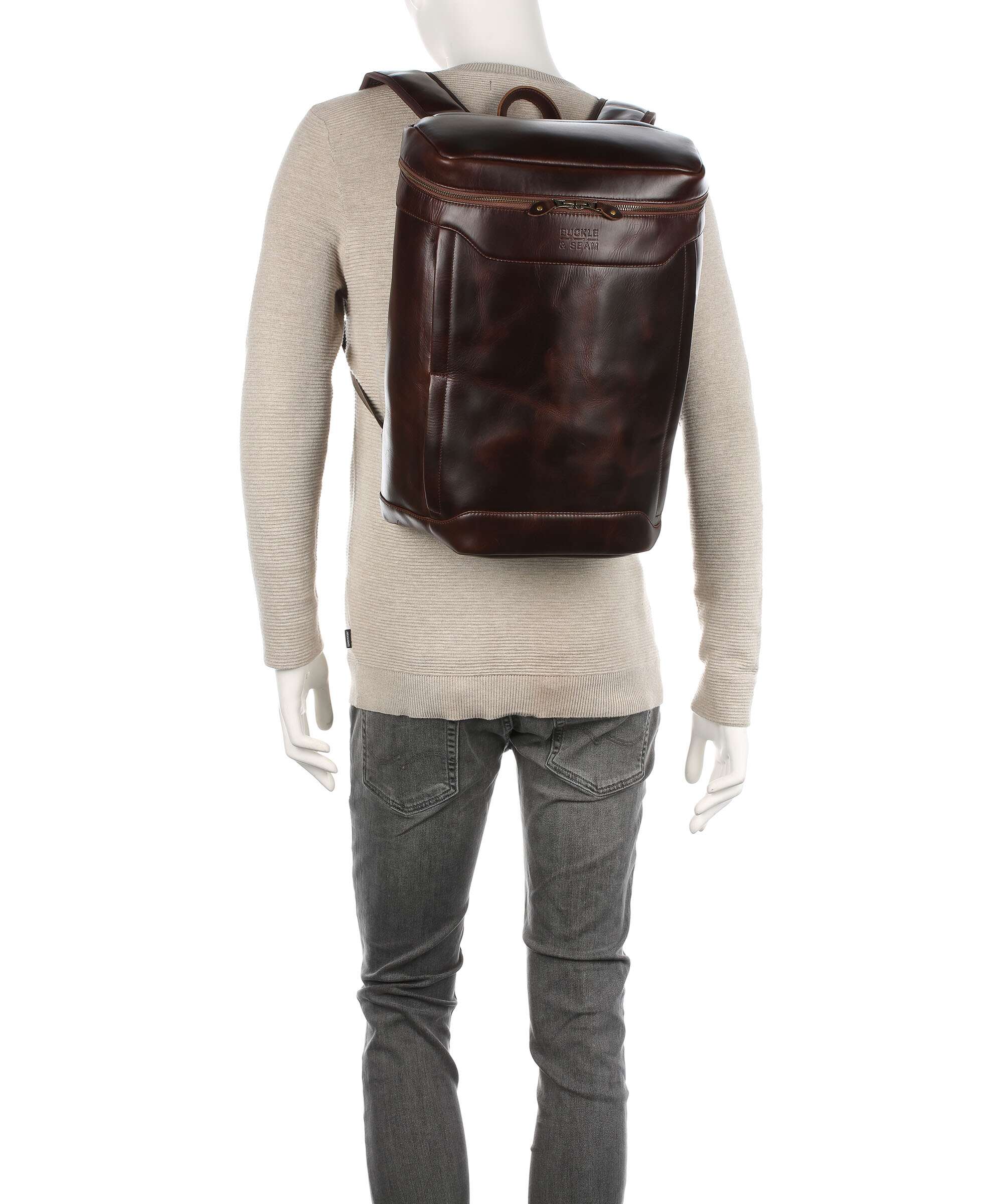 Buckle & Seam Siwa Rugzak brown - Image 3