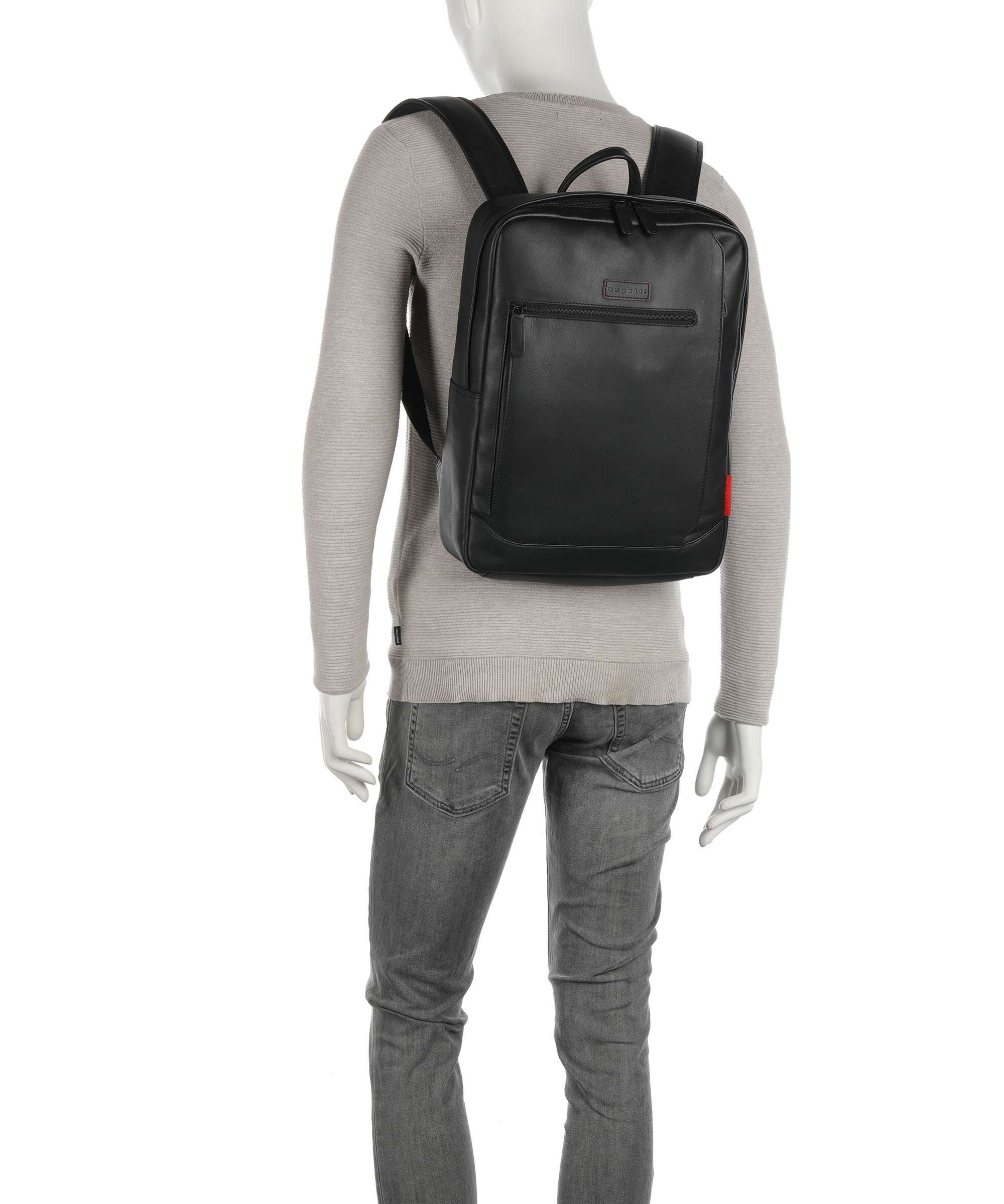 Bugatti Clark Laptop rugzak black - Image 3