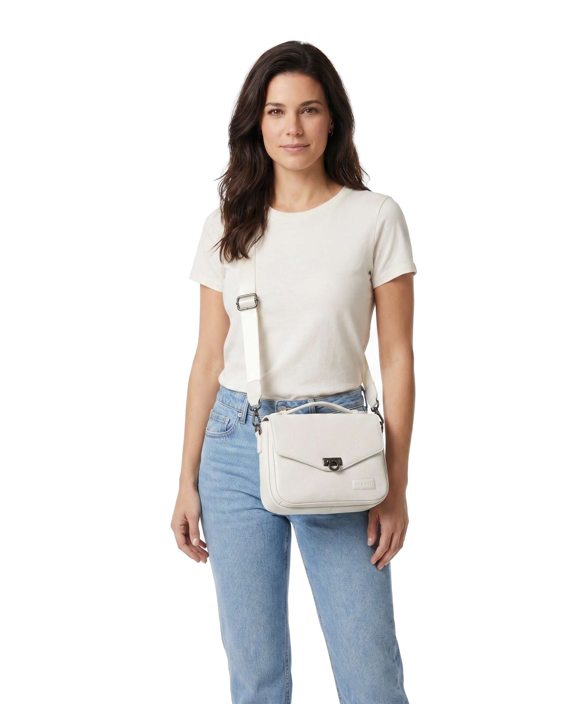 Bugatti Elsa Crossbody tas white - Image 3