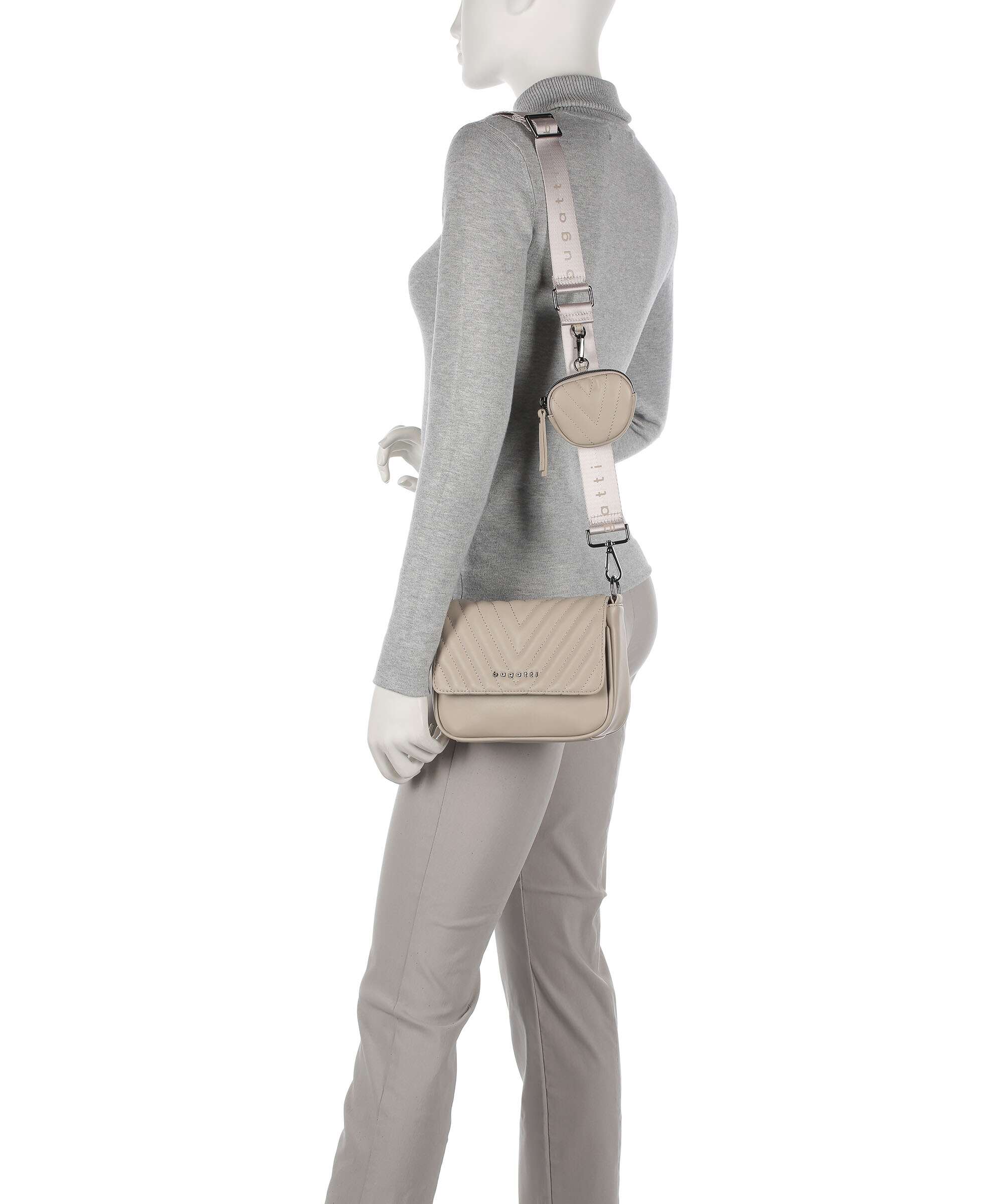 Bugatti Sira Crossbody tas beige - Image 4