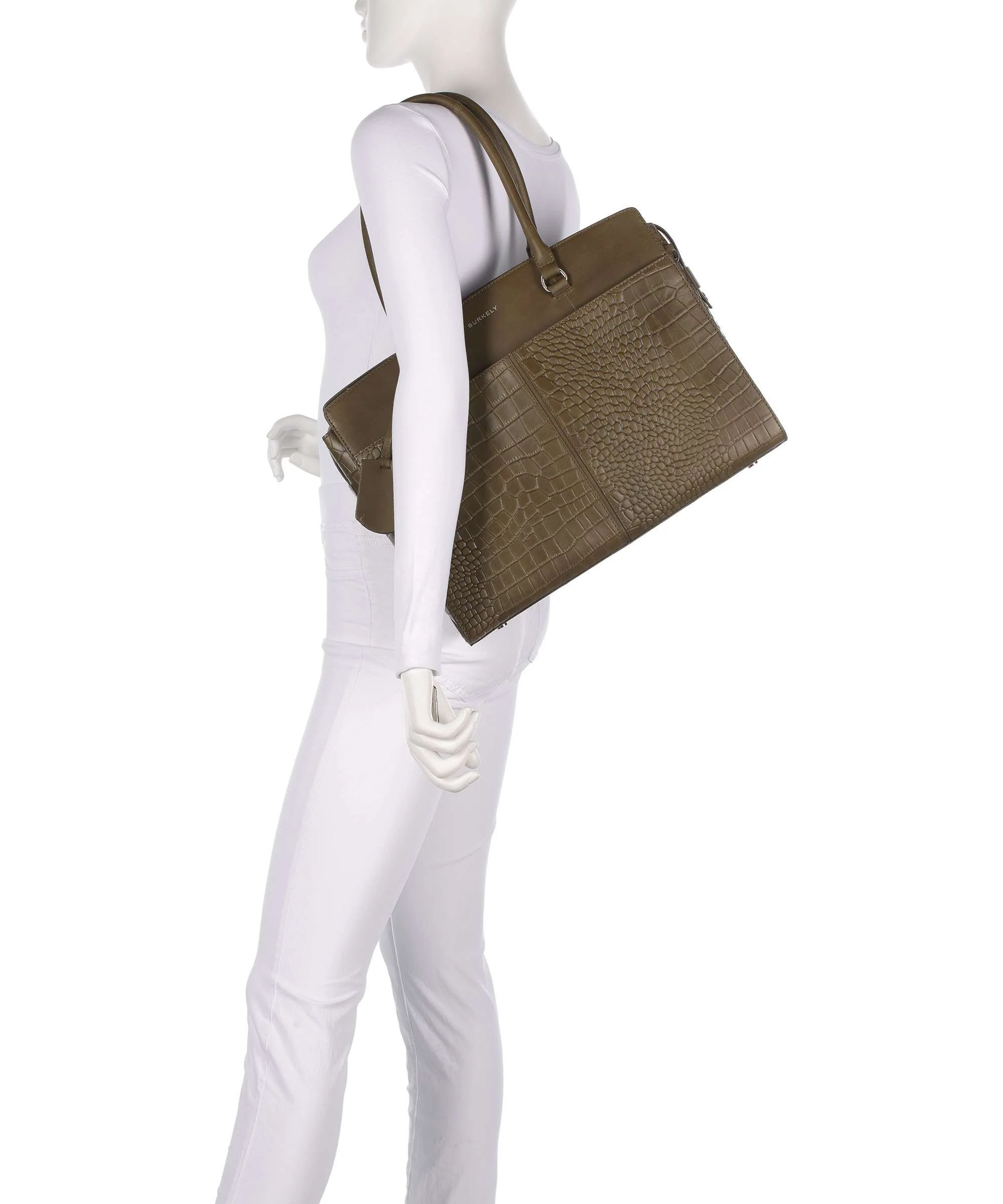 Burkely Cool Colbie Boodschappentas olive - Image 3