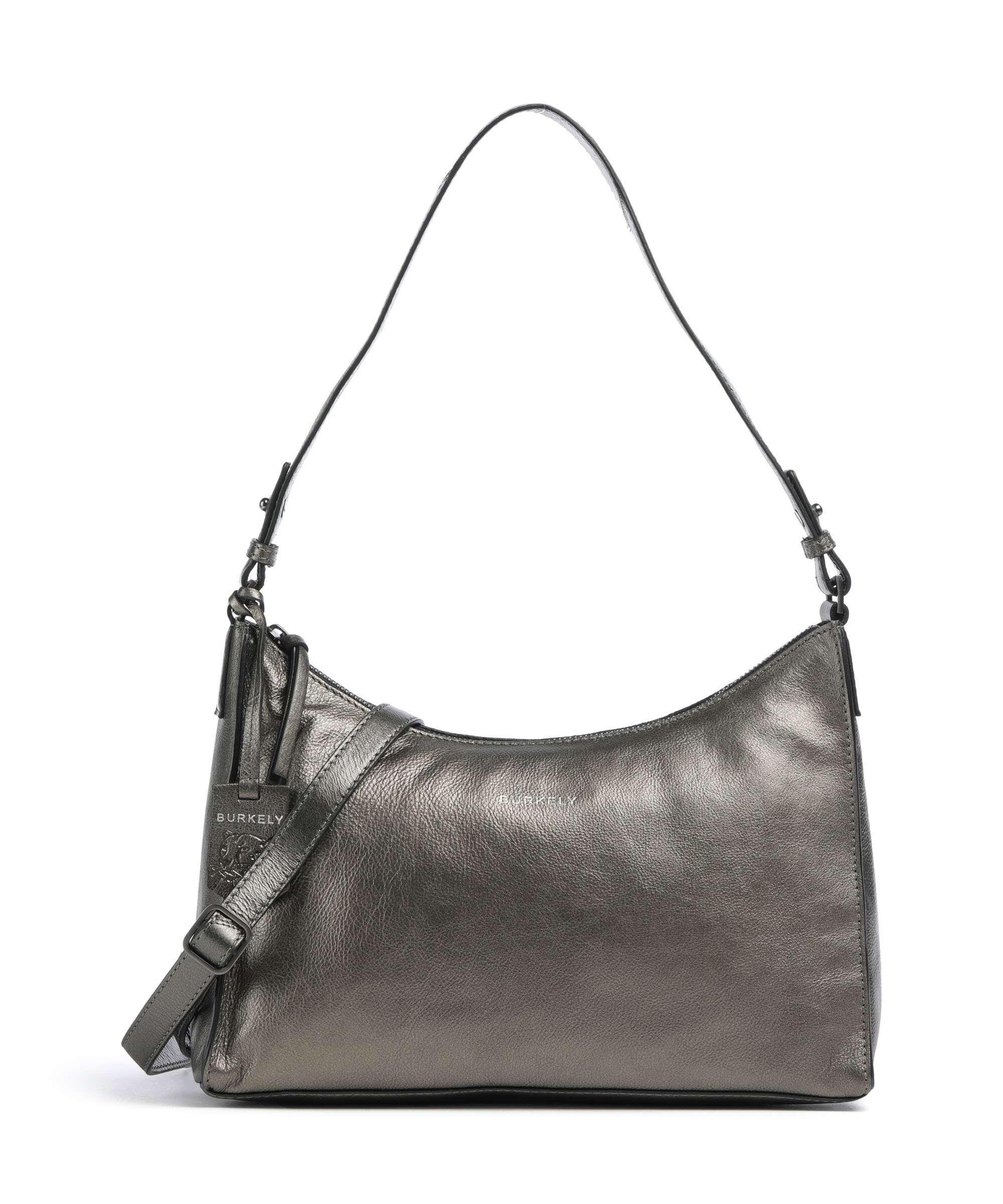 Burkely Creased Crystal Schoudertas gunmetal
